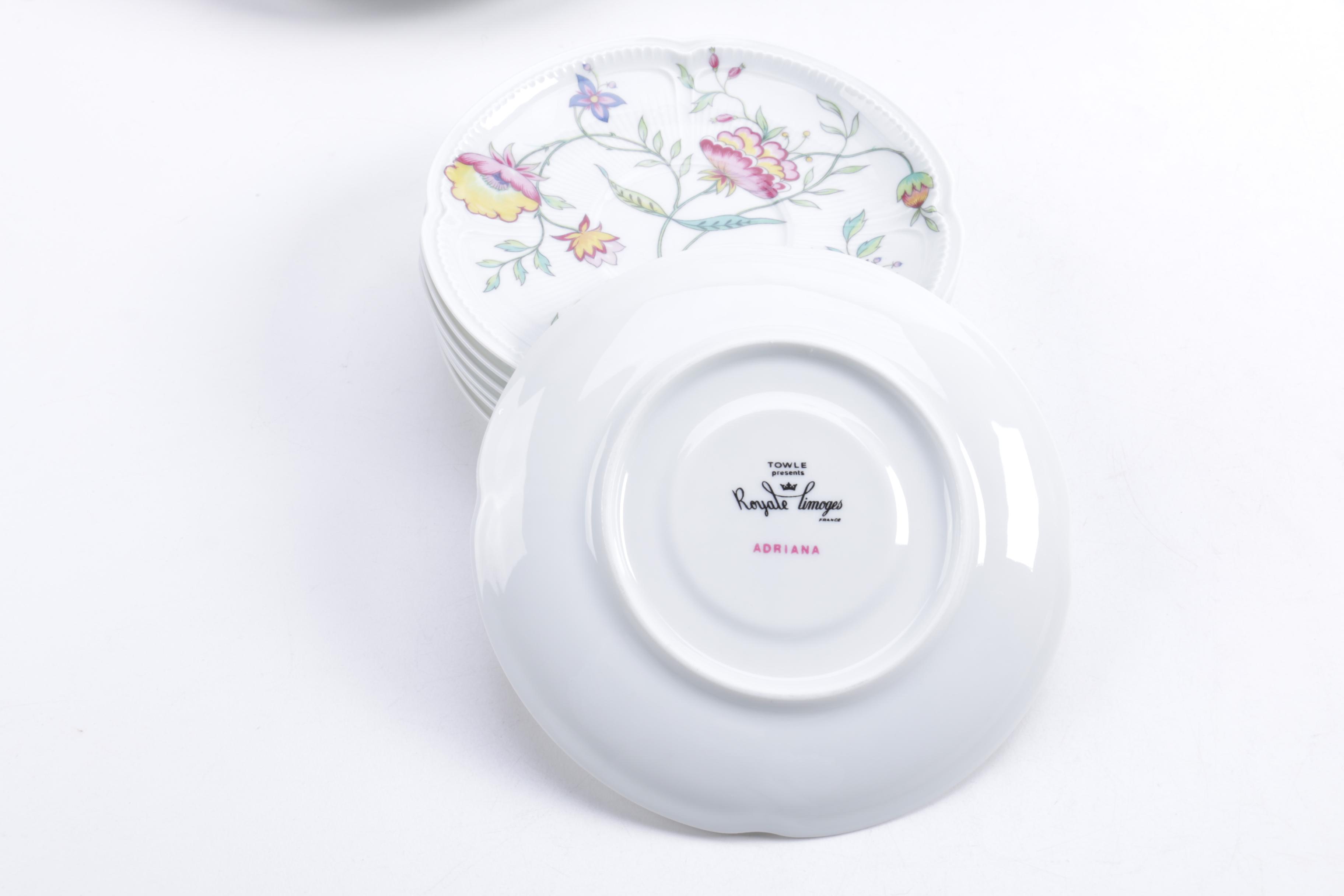 Royal Limoges "Adriana" Porcelain Tableware EBTH