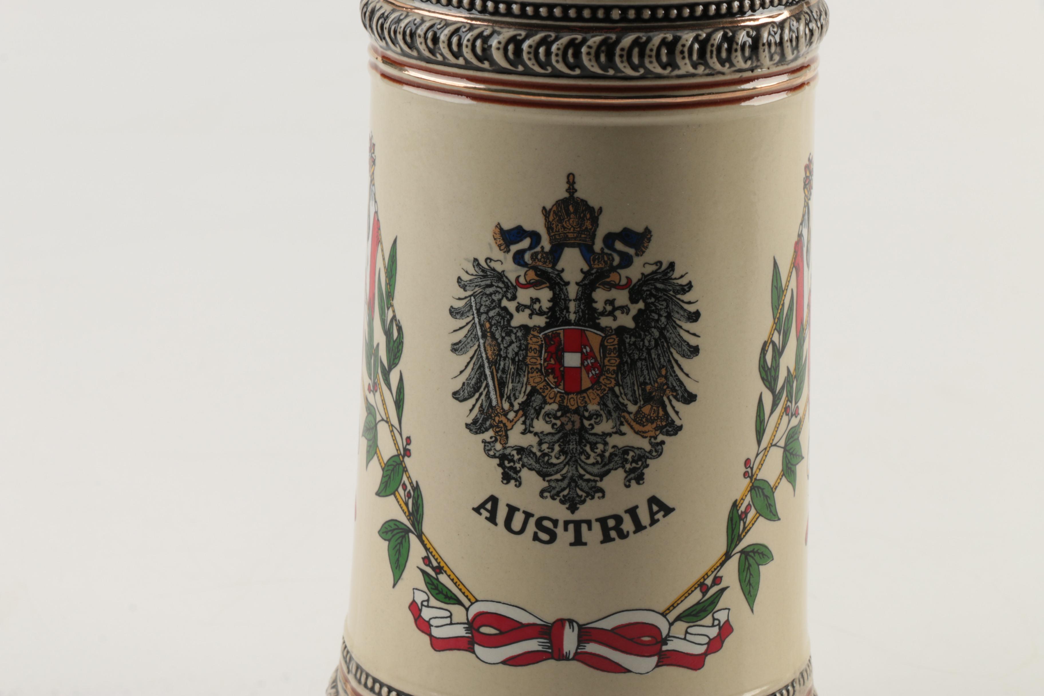 Hand-Painted Armin Bay Stein | EBTH