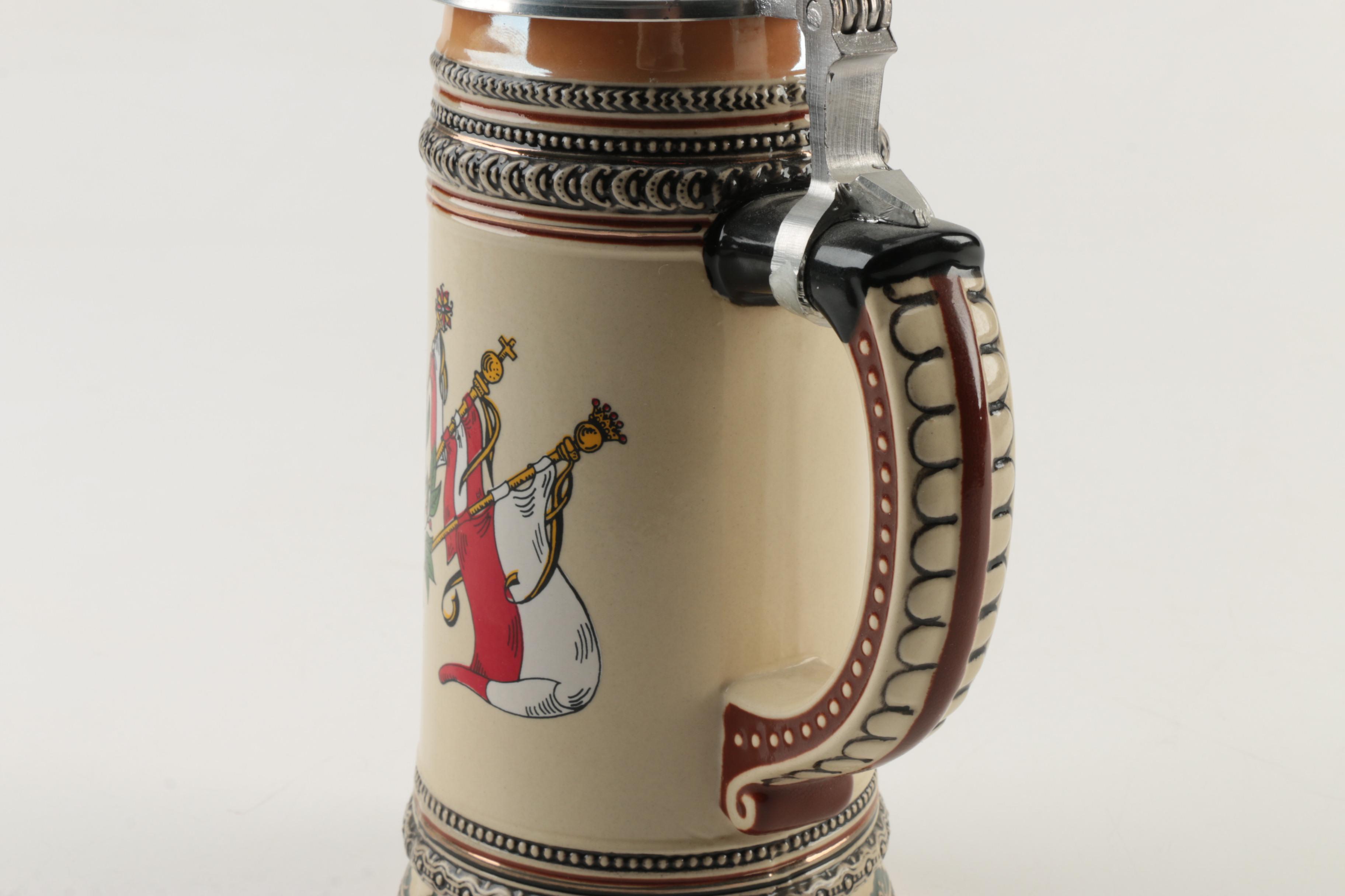Hand-Painted Armin Bay Stein | EBTH