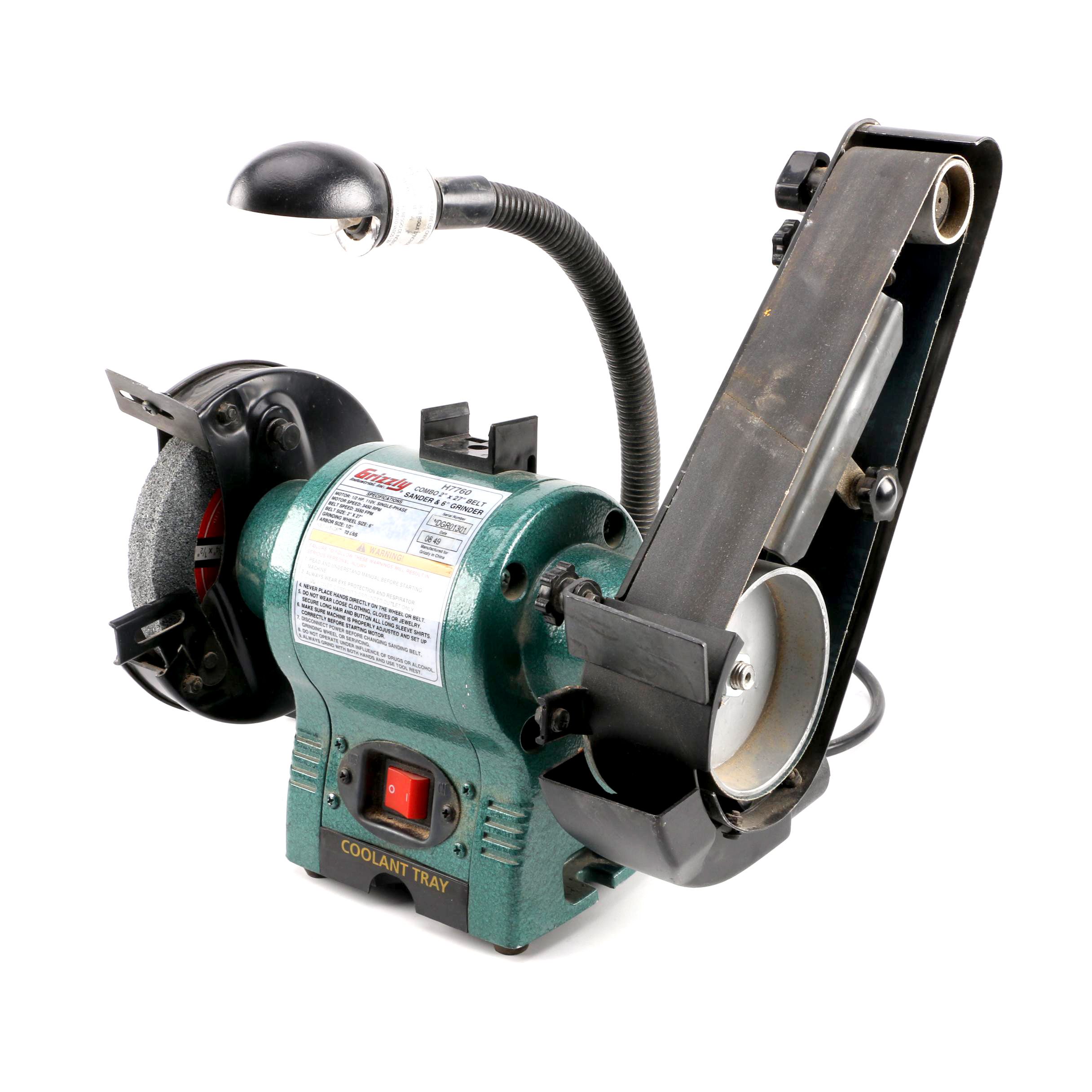 Grizzly Industrial Model H7760 Combination Belt Sander and Grinder EBTH