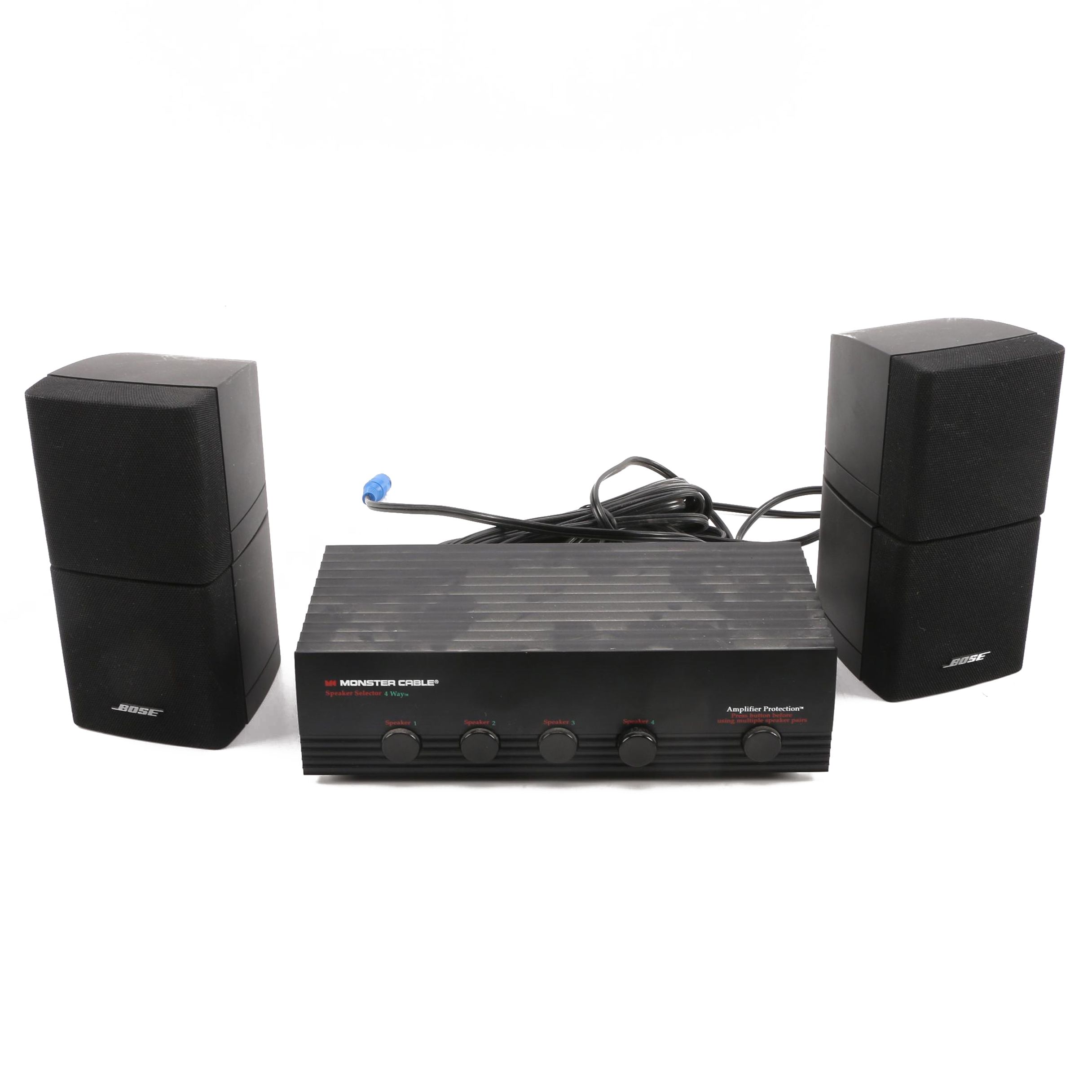 monster cable speaker selector 4 way