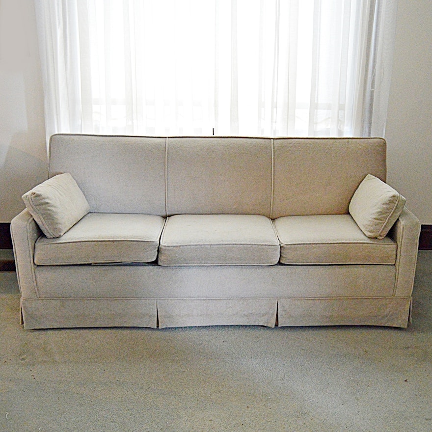 Mid Century Modern Tuxedo Style "Hide-A-Bed" Sofa by ...