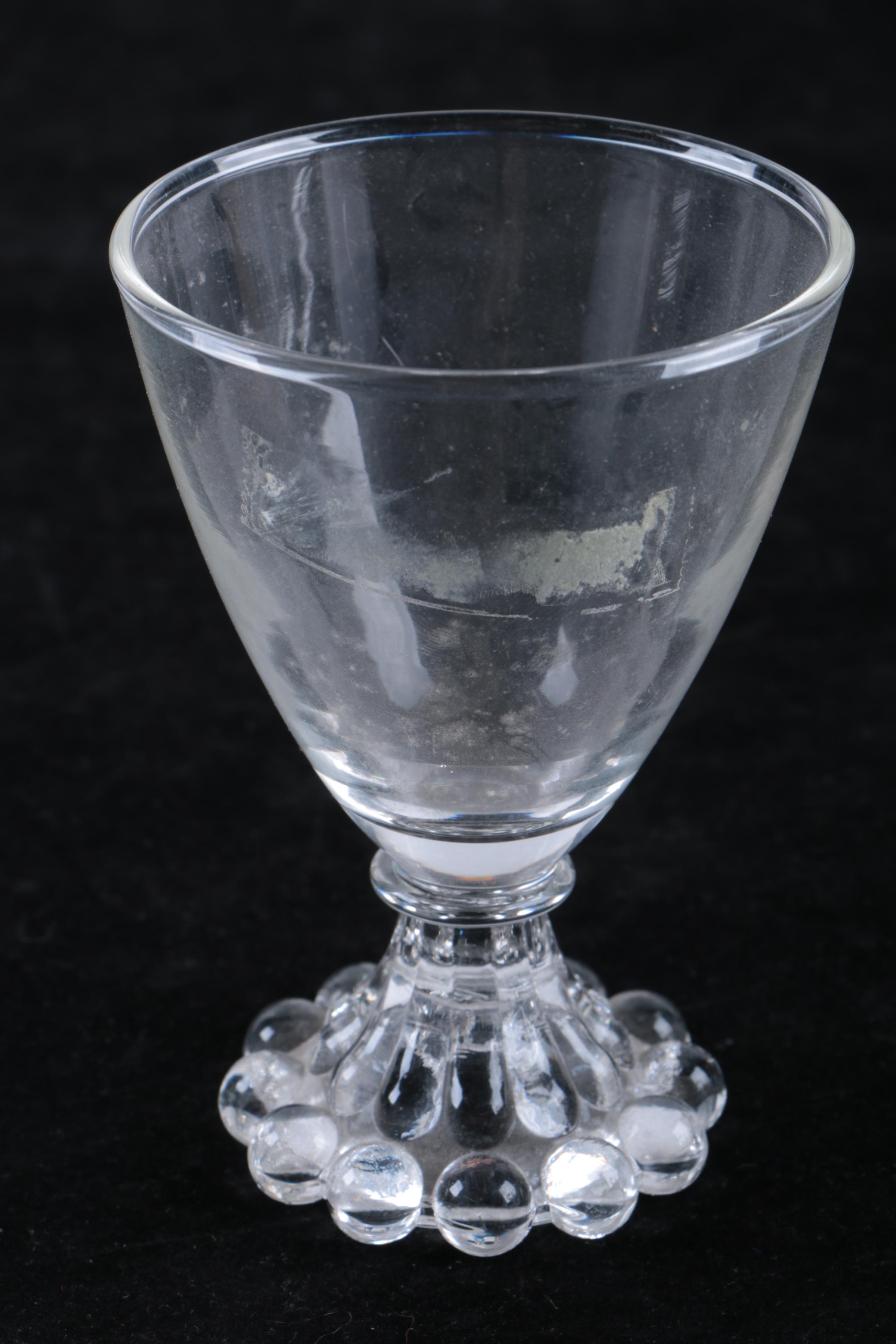 Anchor Hocking "Boopie" Footed Cocktail Glasses EBTH