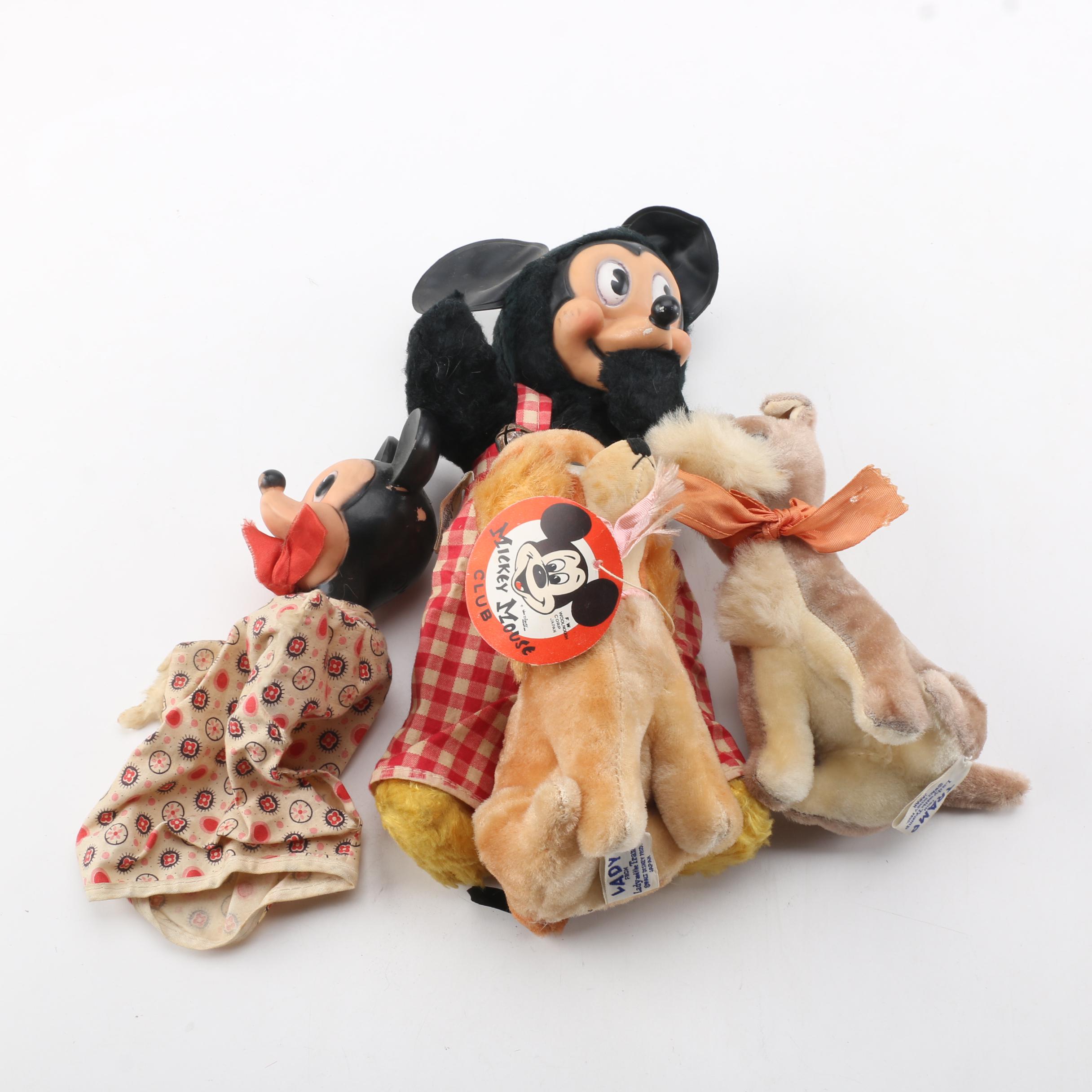 vintage disney stuffed animals