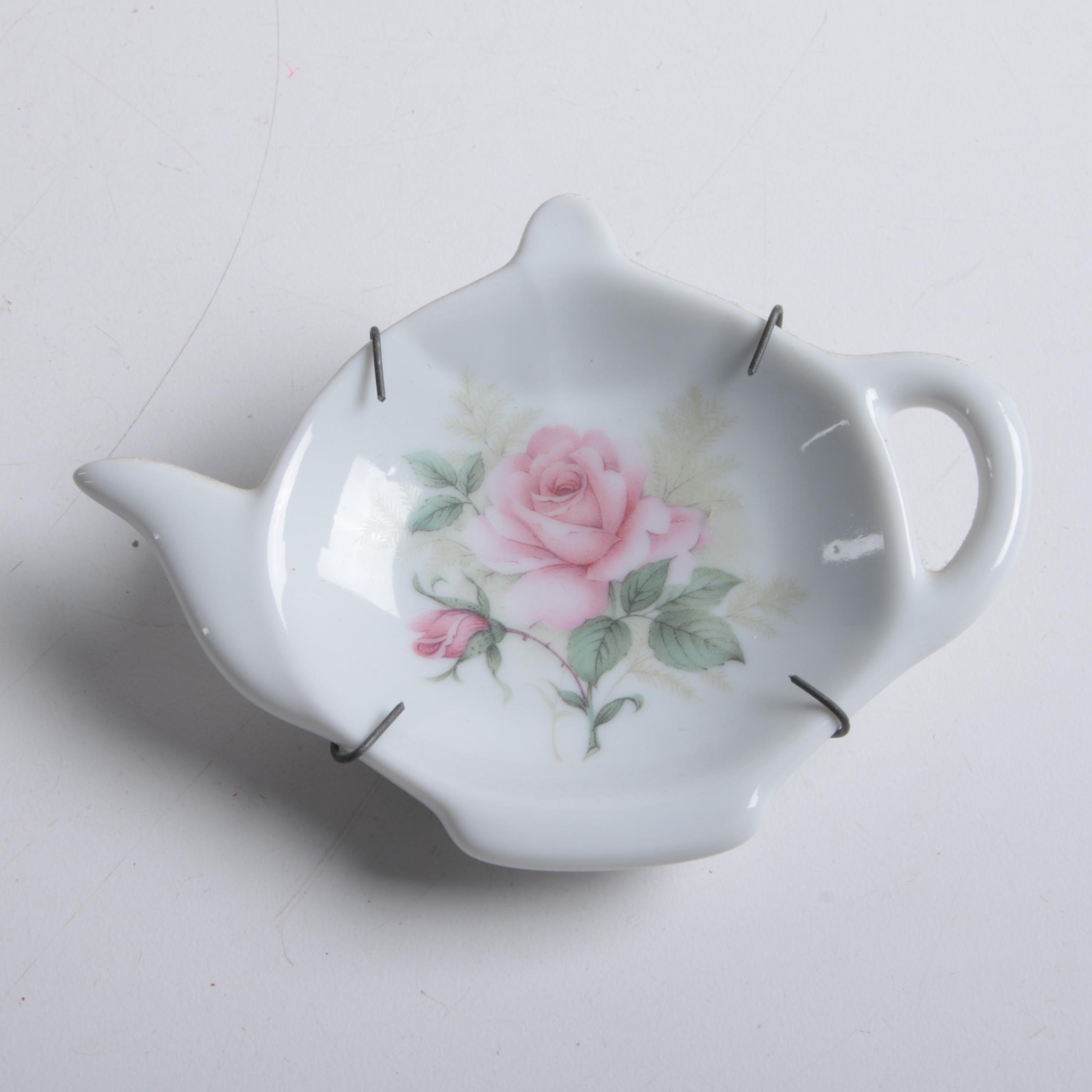 Porcelain, Ceramic, and Crystal Tea Bag Holders EBTH