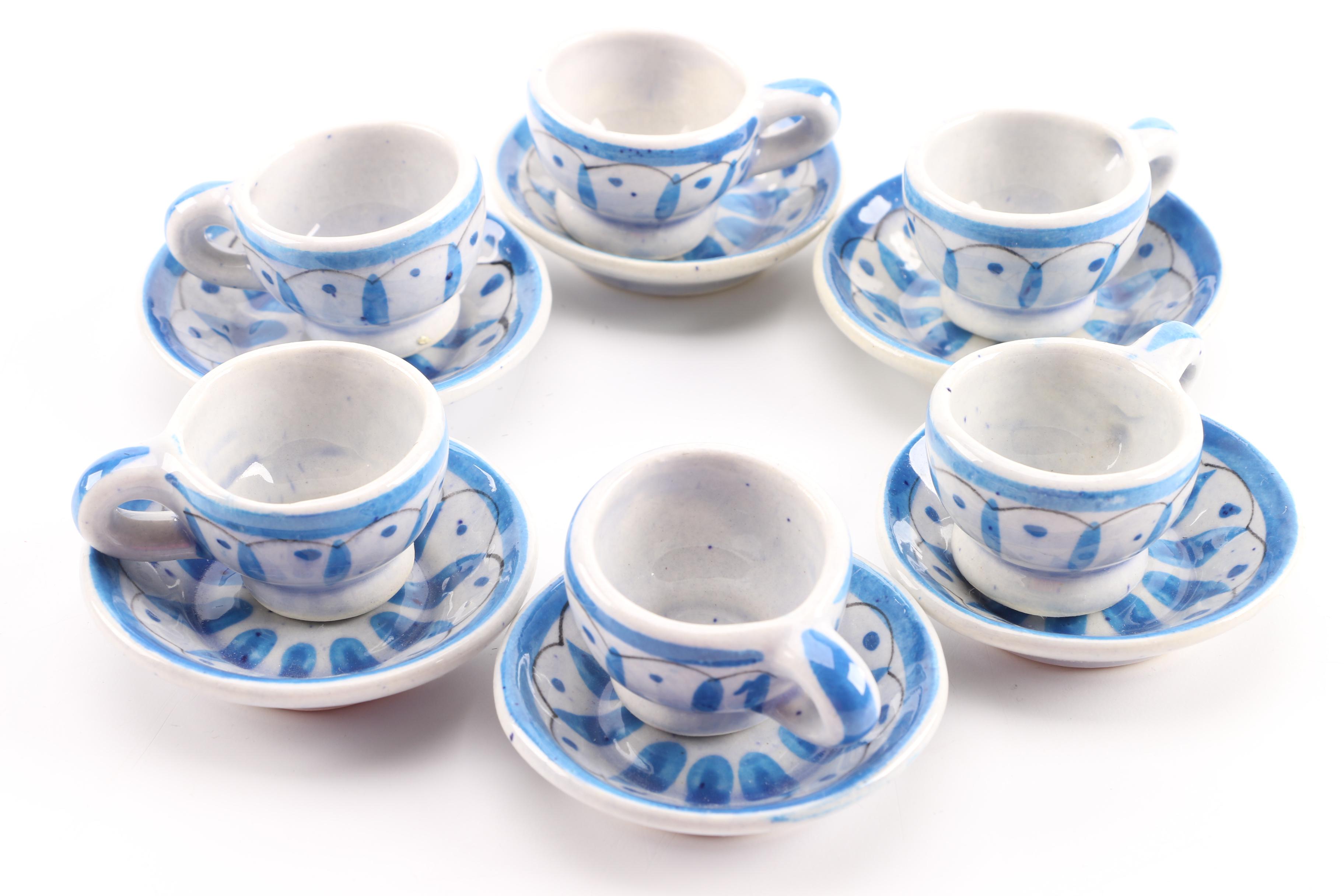 Miniature Teacup and Saucer Set EBTH