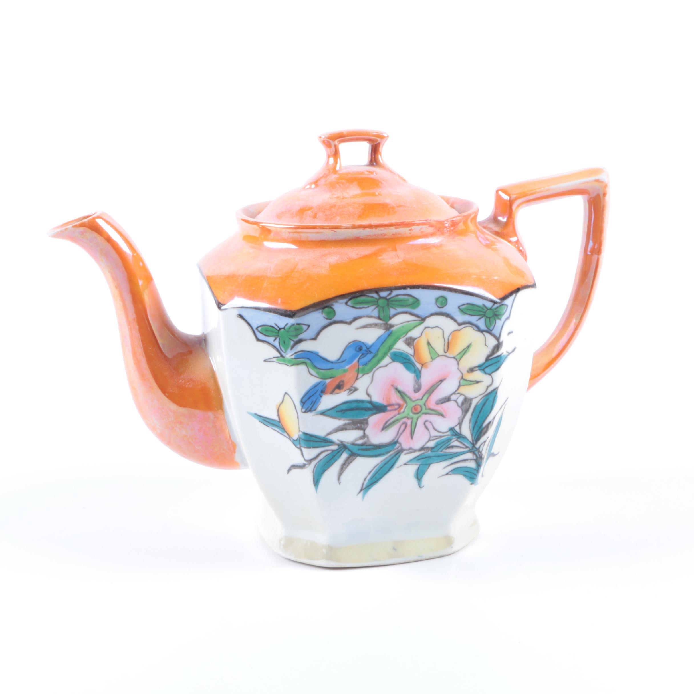 Vintage Japanese Lusterware Teapots EBTH