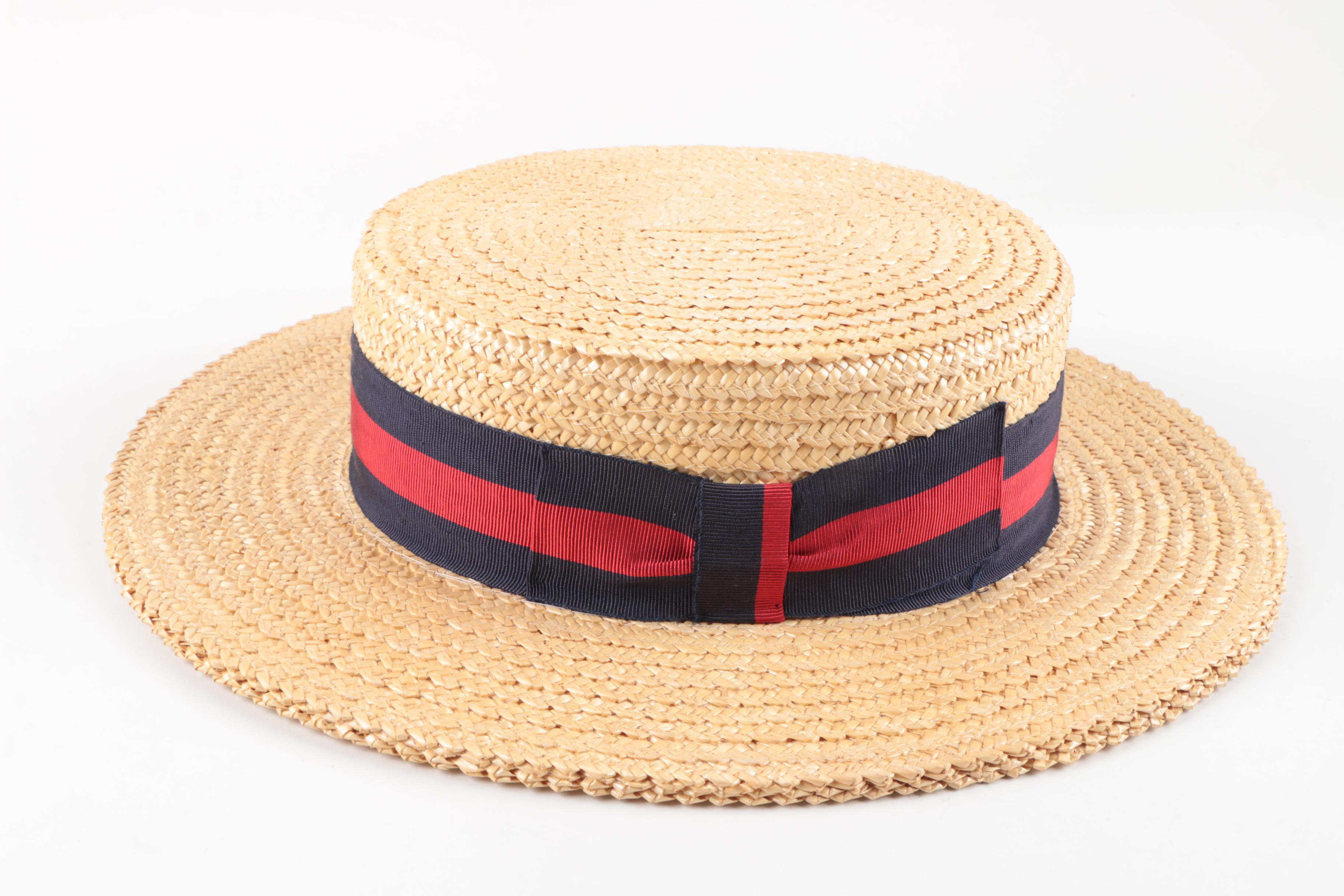 Ponte Rialto Italian Boater Hat EBTH