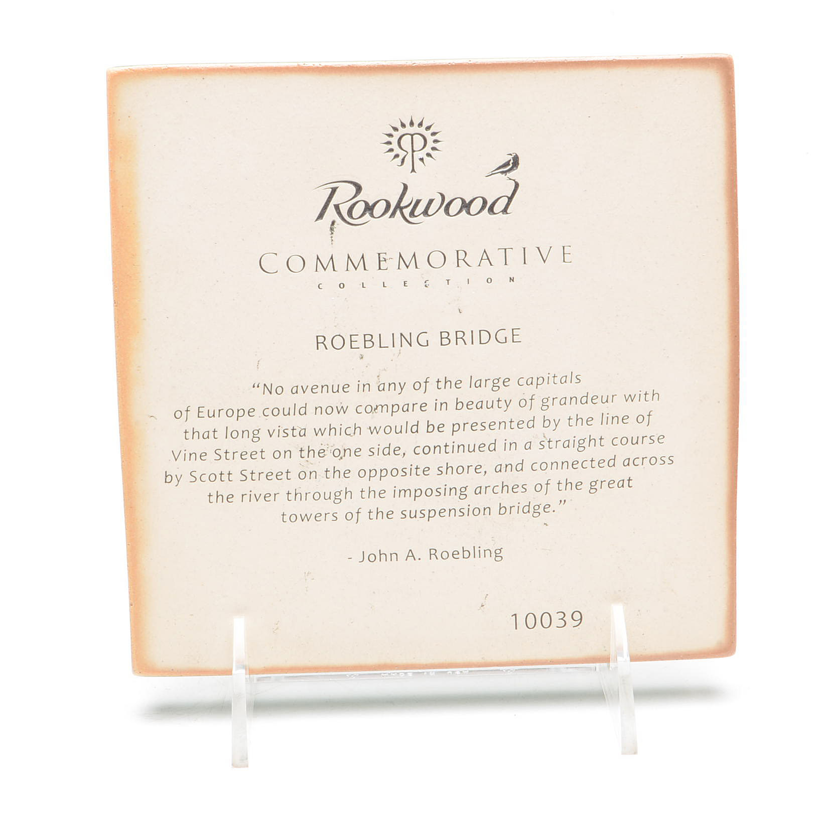 Rookwood Pottery Cincinnati Landmark Tiles EBTH