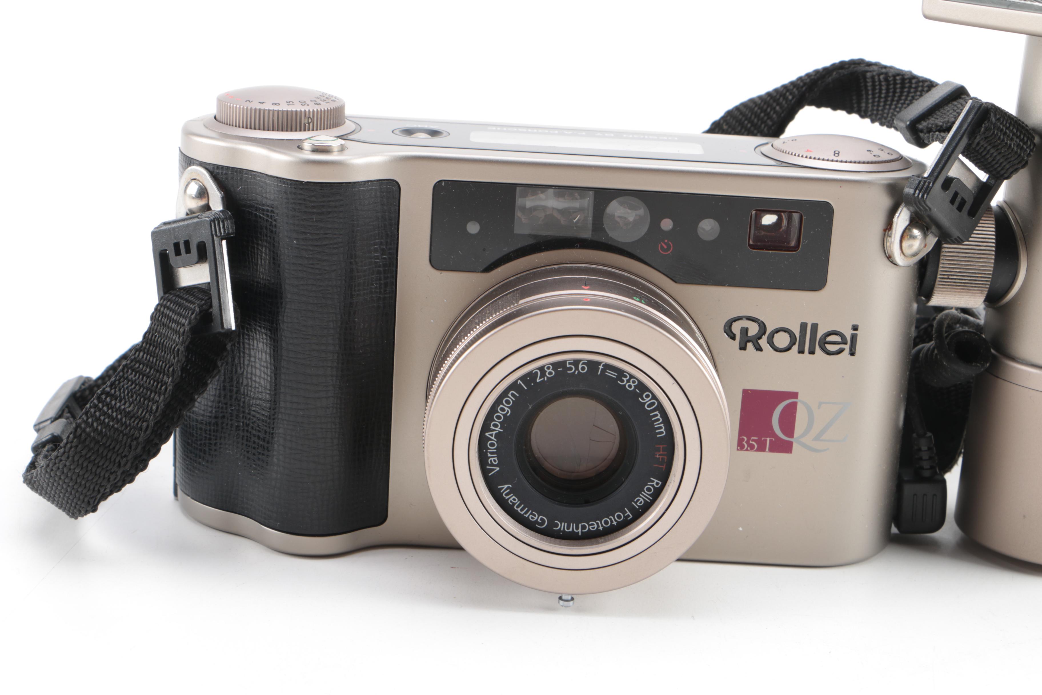 Rollei QZ 35T Camera with Flash EBTH