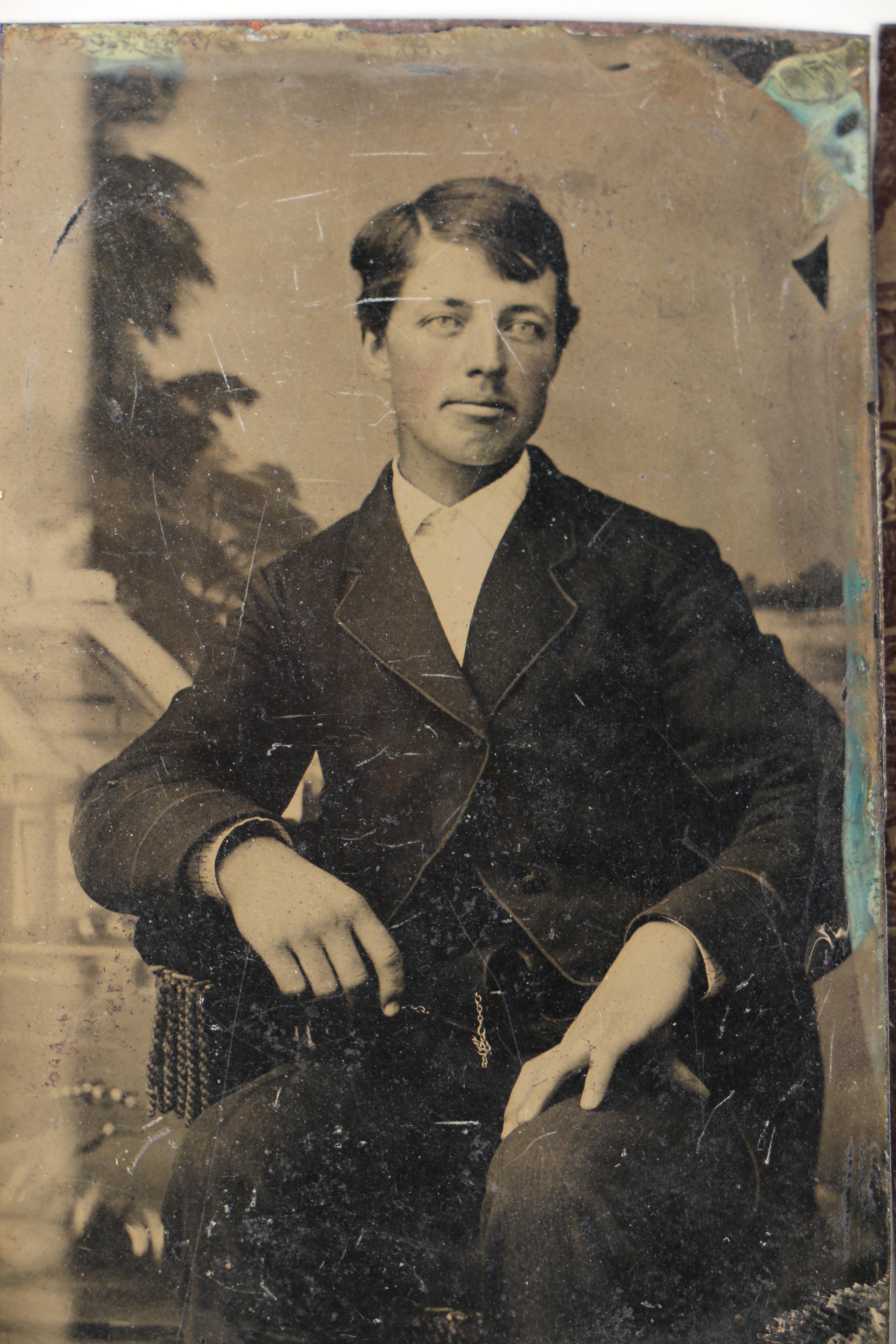 Antique Tintype Photographs of Portraits EBTH