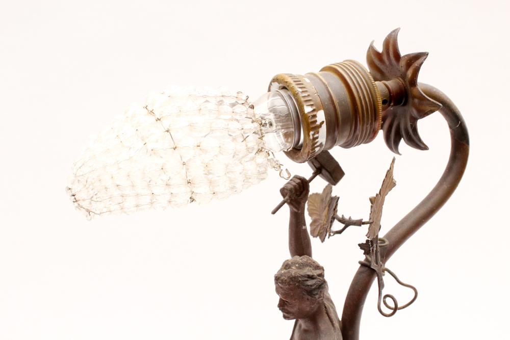 Vintage French Figural Accent Lamps EBTH