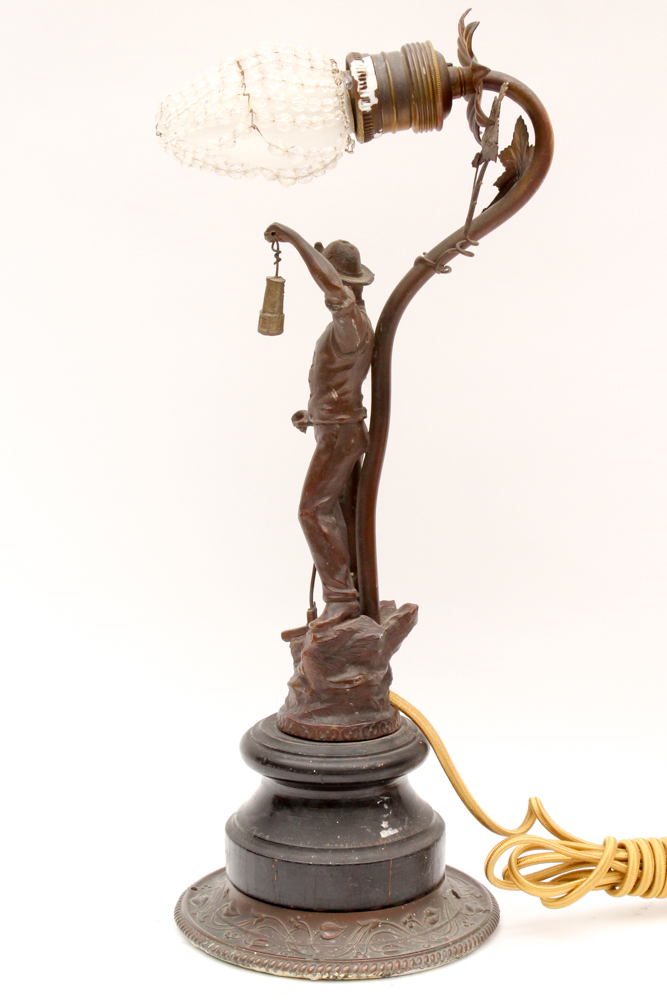 Vintage French Figural Accent Lamps EBTH