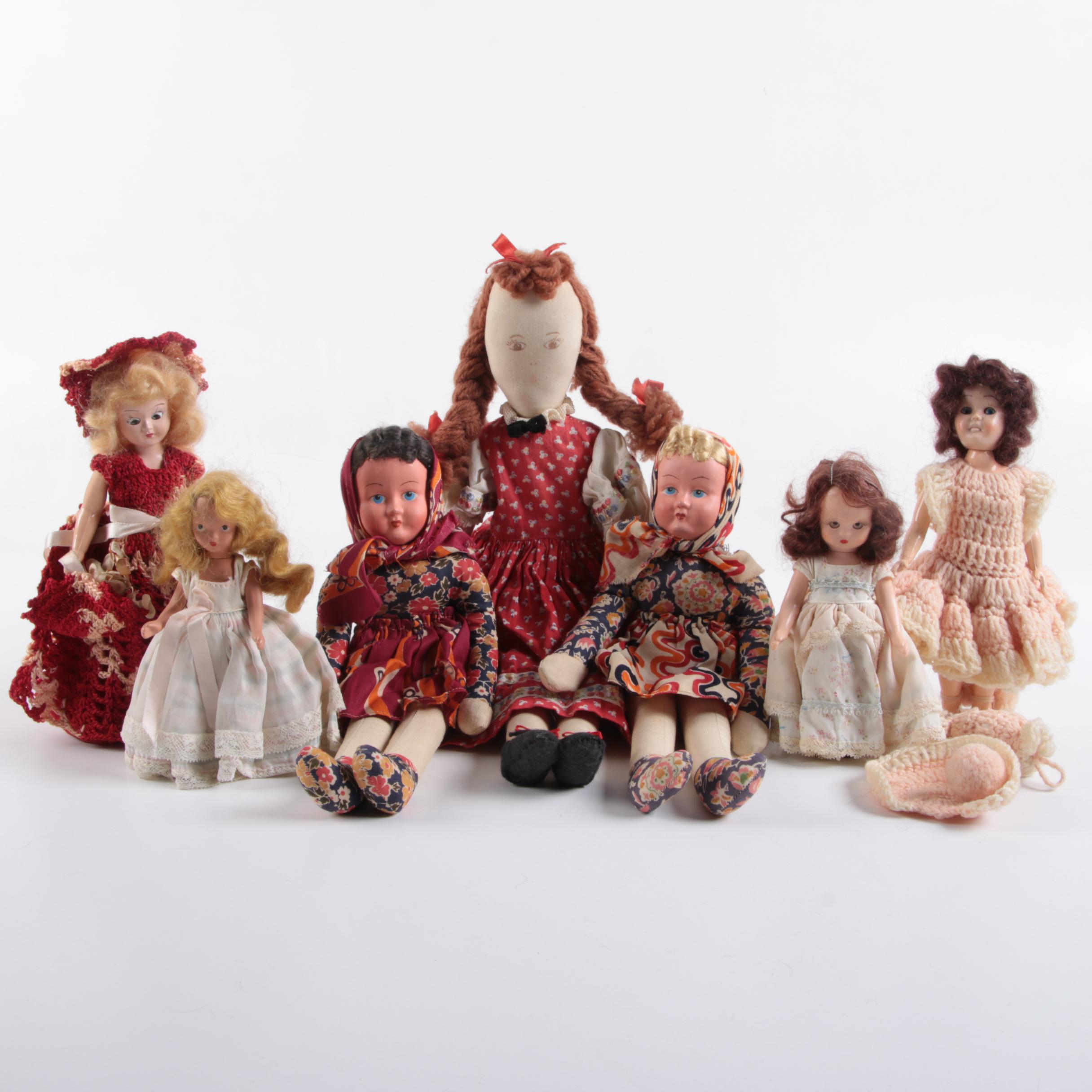 antique cloth dolls for sale