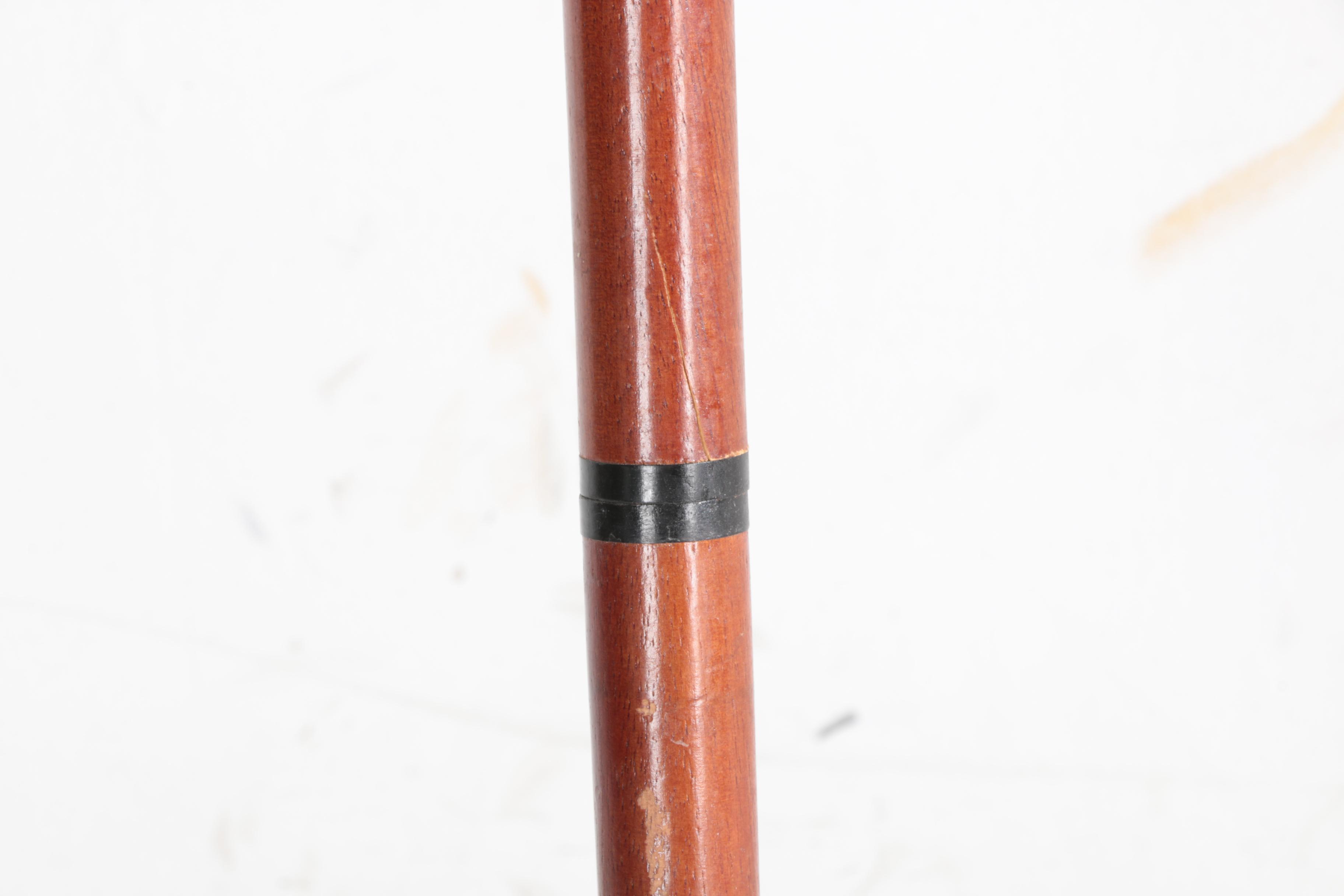 Vintage Walking Stick with Hidden Glass Flask EBTH