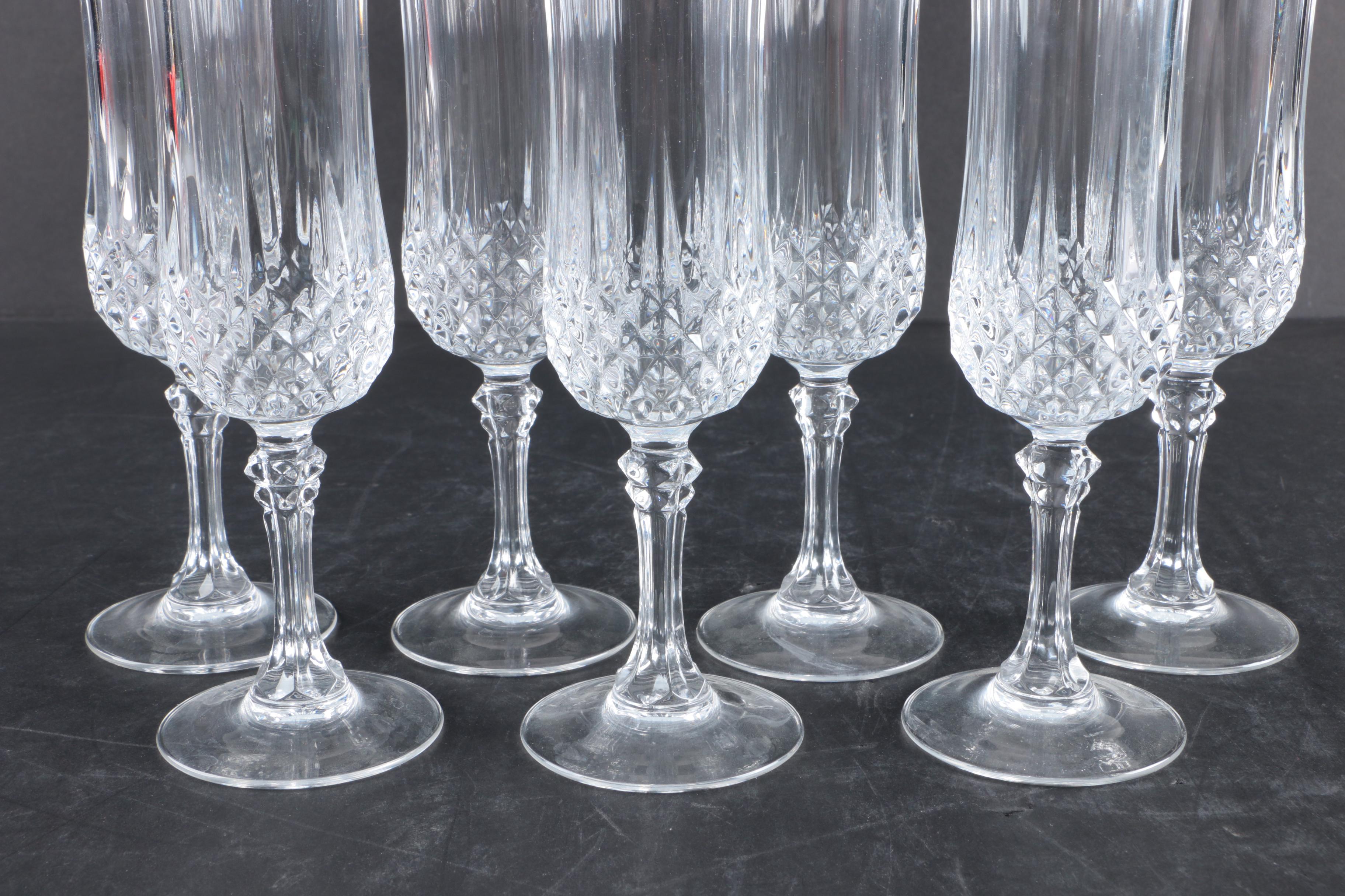 Cristal d'Arques "Longchamp" Crystal Flutes EBTH