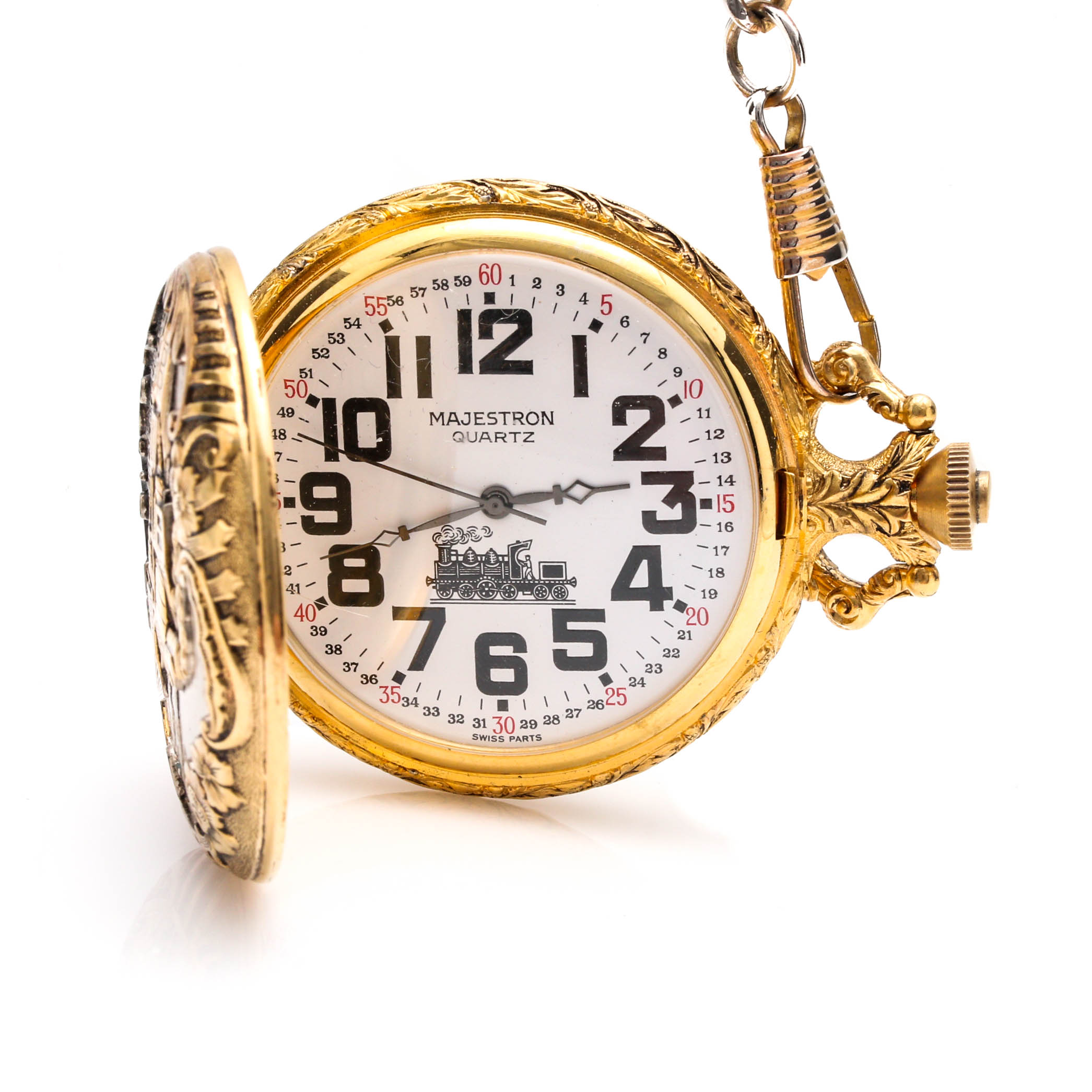 Majestron Gold Tone Pocket Watches EBTH