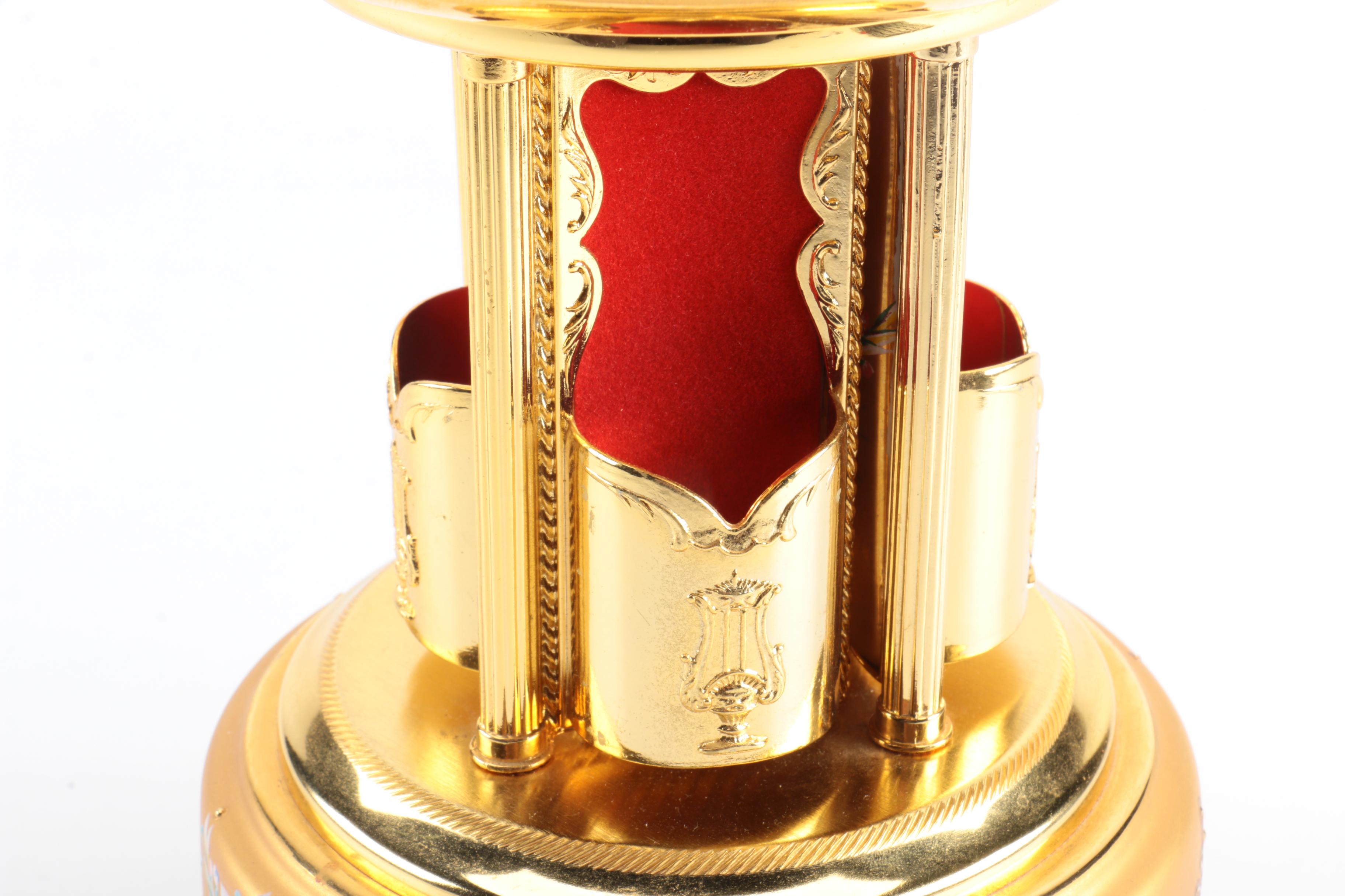 Sylvia Musical Carousel Cigarette or Lipstick Holder EBTH