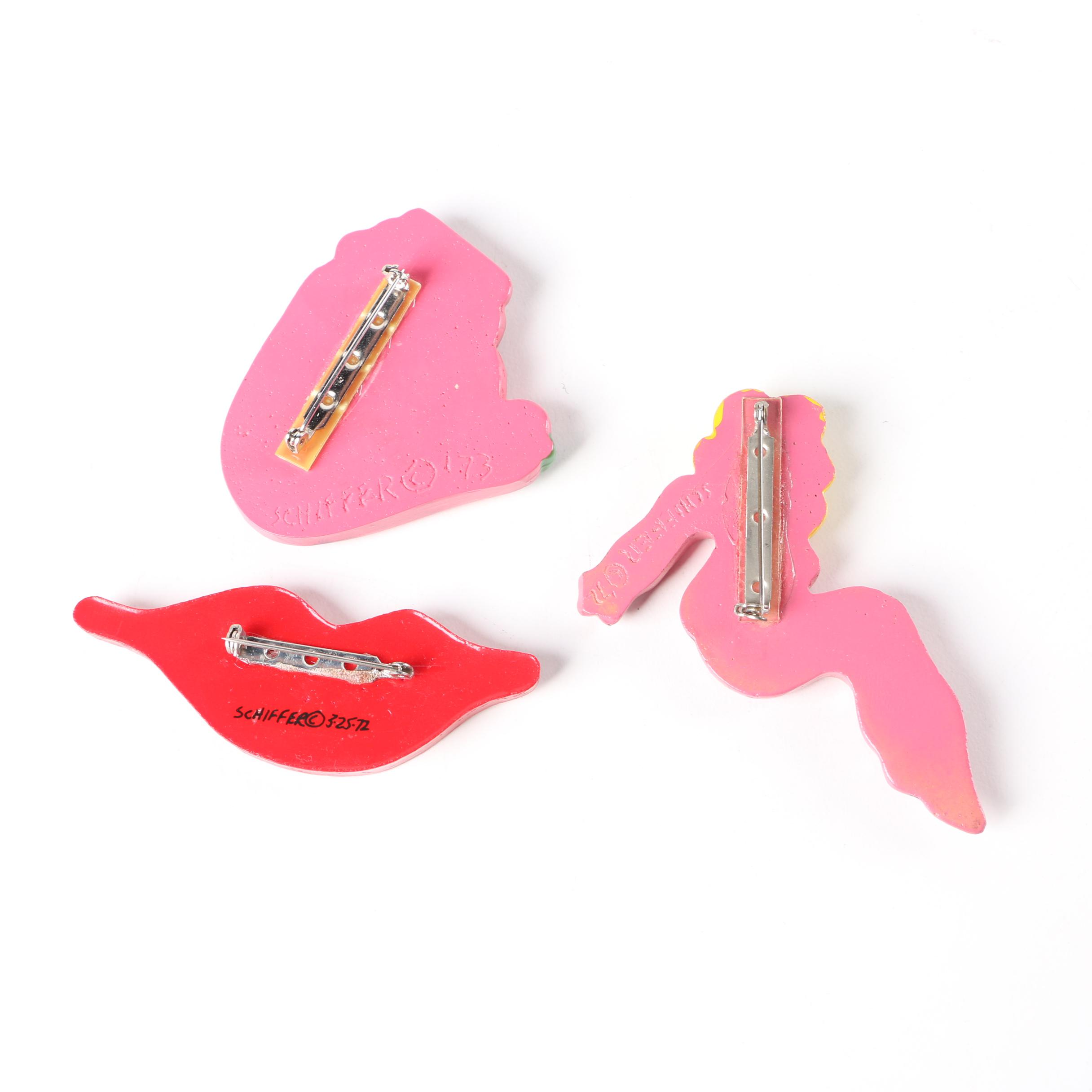 Handmade Composite Pins by Bill Schiffer EBTH