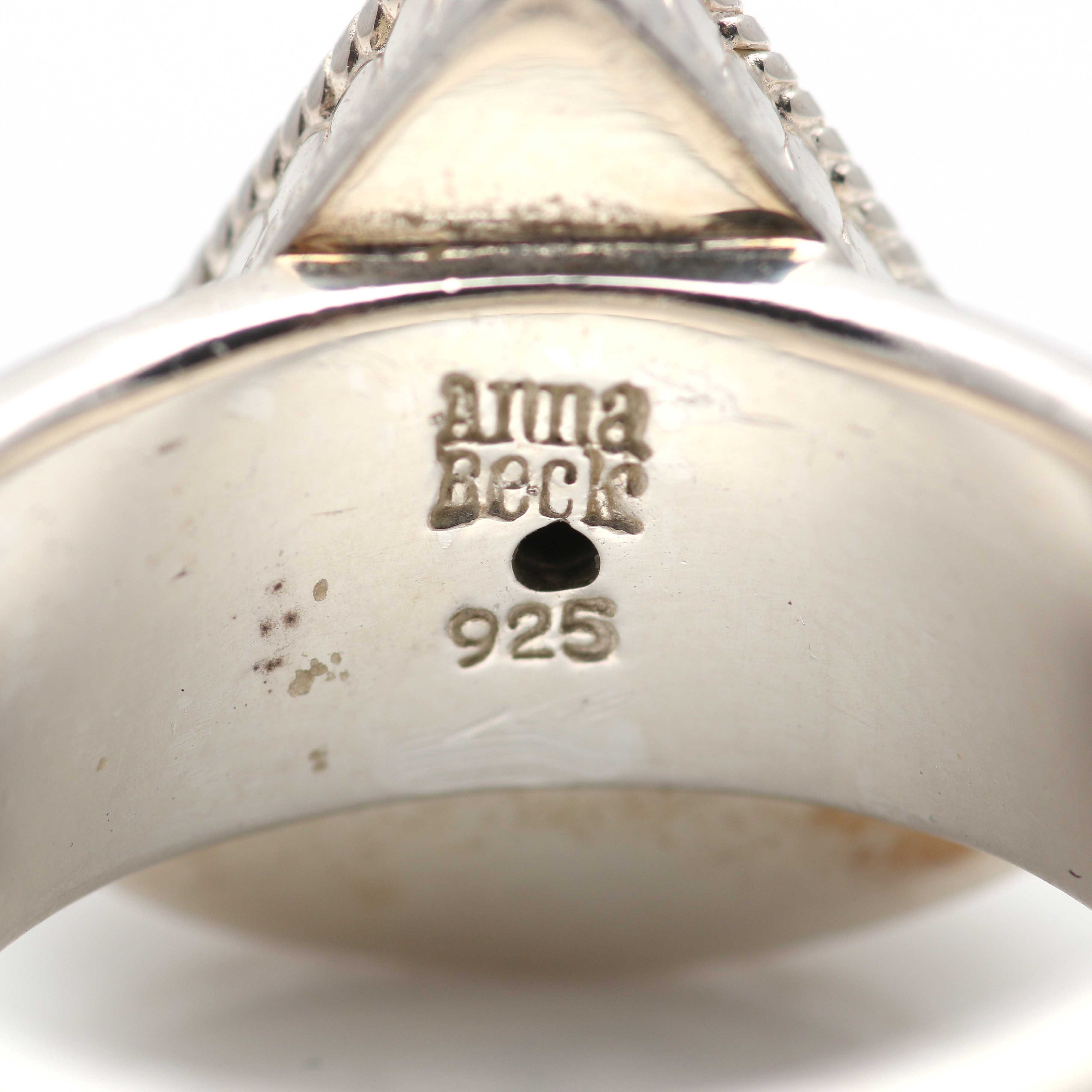 Ana Beck Sterling silver Skinny Cuff Silver