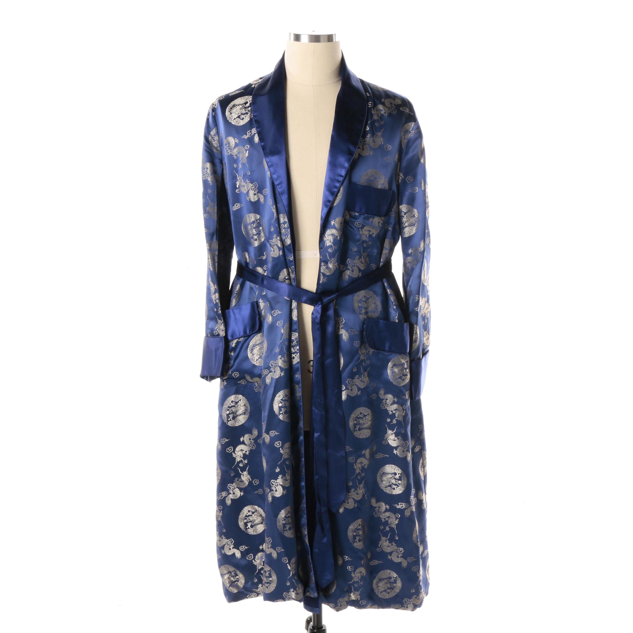 mens brocade robe