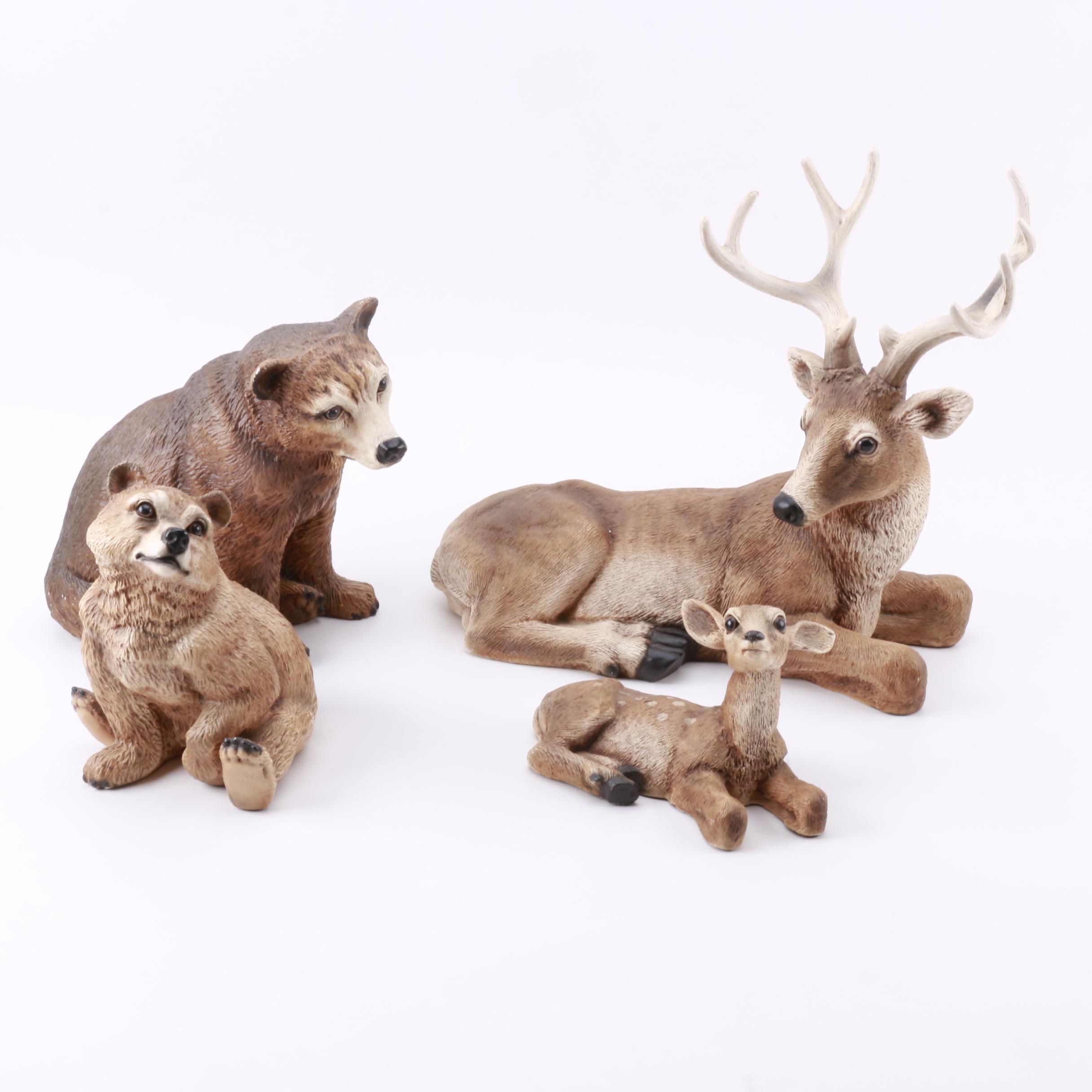 woodland animal figurines