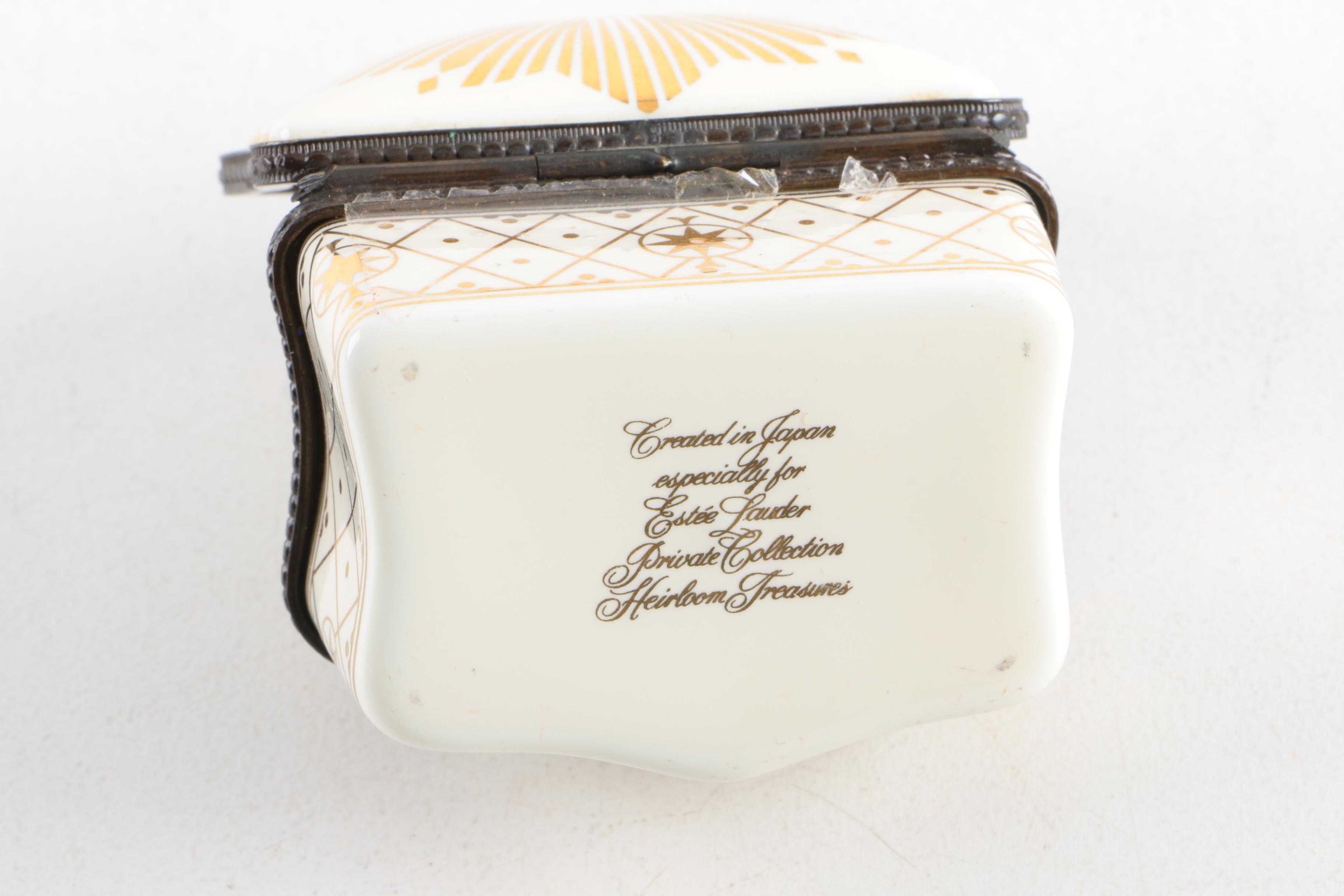 Villeroy & Boch and Estee Lauder Trinket Boxes EBTH