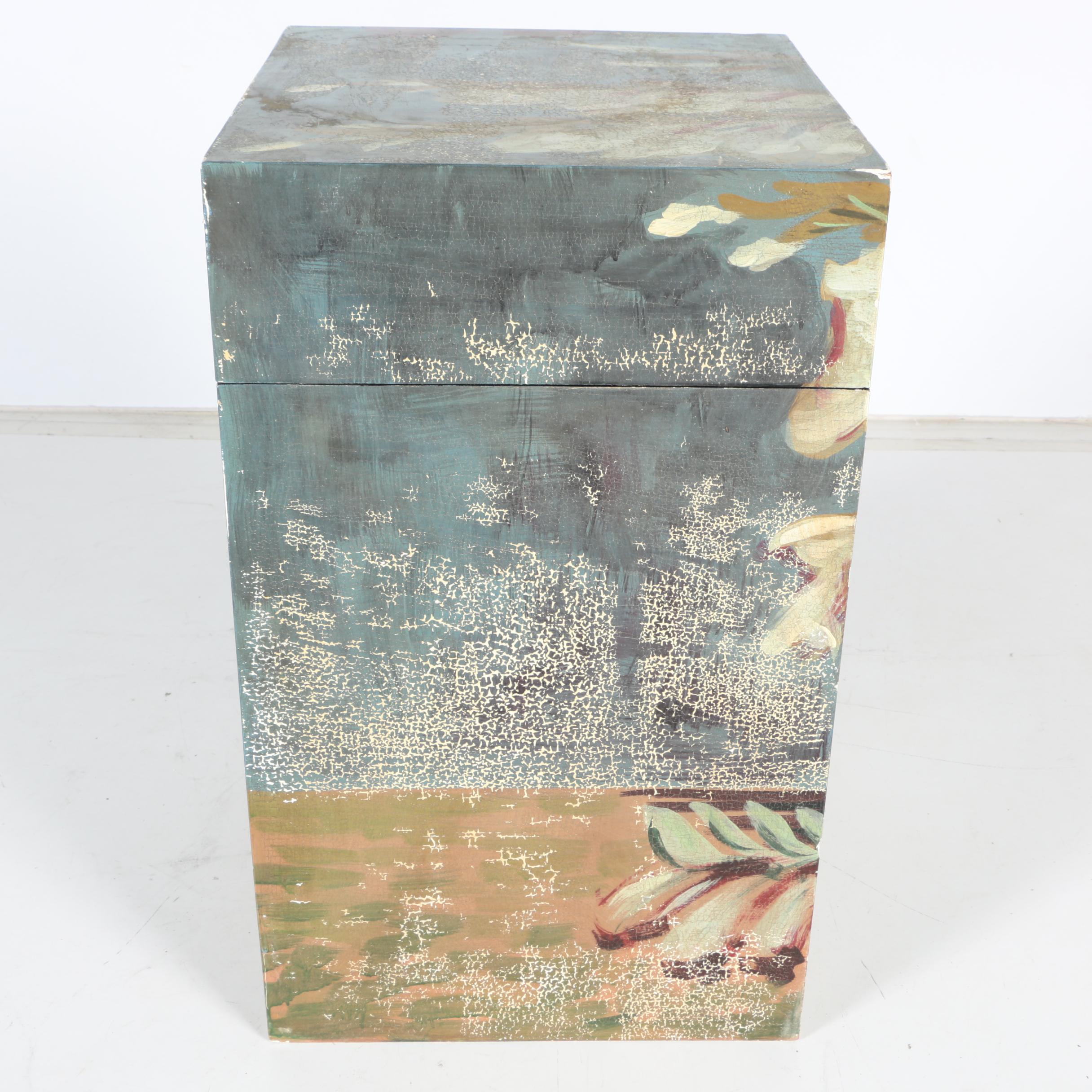 Painted Storage Chest EBTH