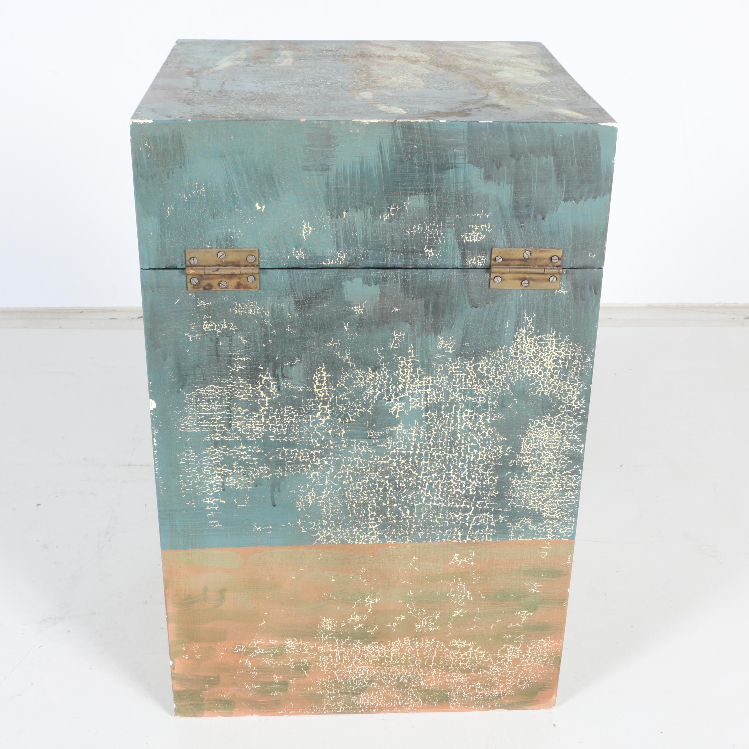 Painted Storage Chest EBTH