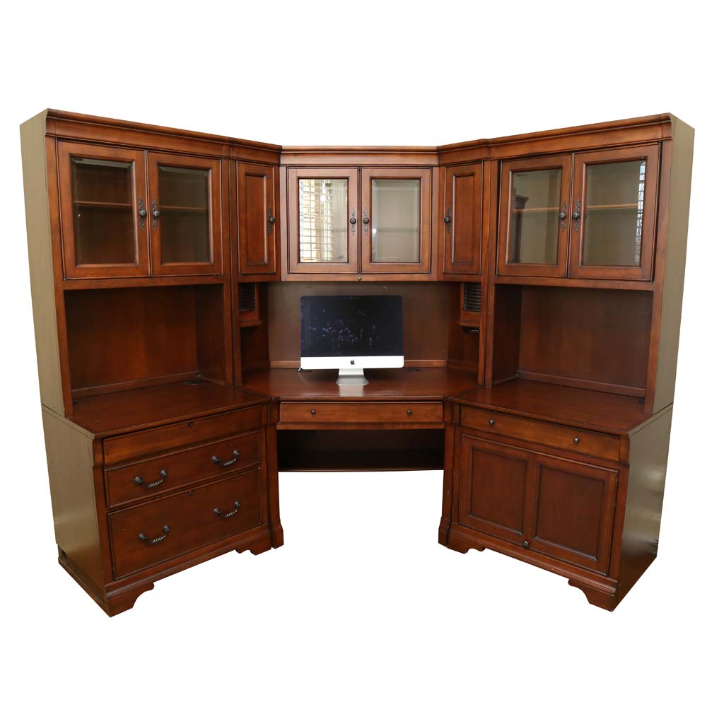 Home Office Sectional Desk By Aspen Home Ebth