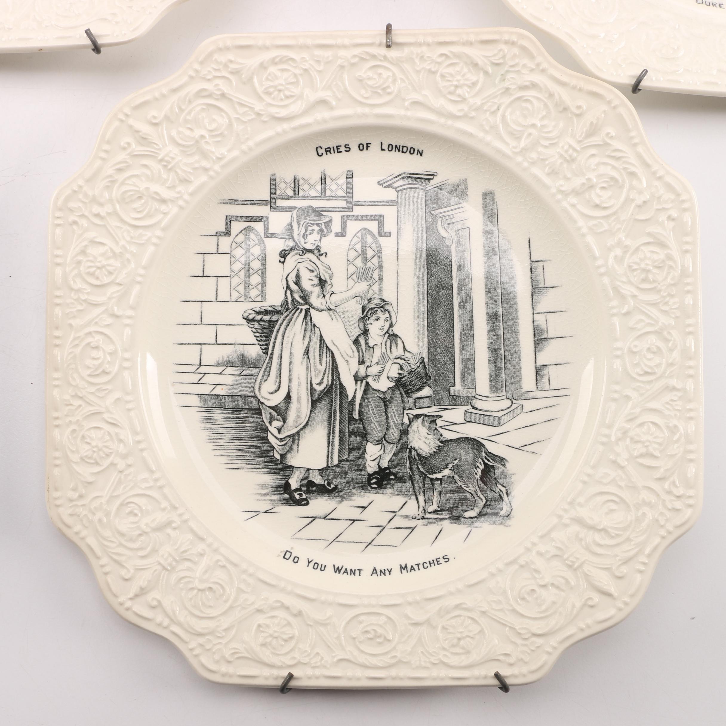 Crown Devon Fieldings "Cries of London" Plates EBTH