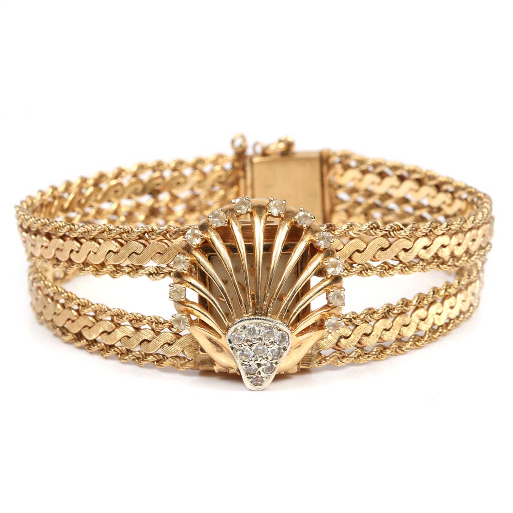 Vintage Hilton Watch Co. 14K Yellow Gold Wristwatch | EBTH