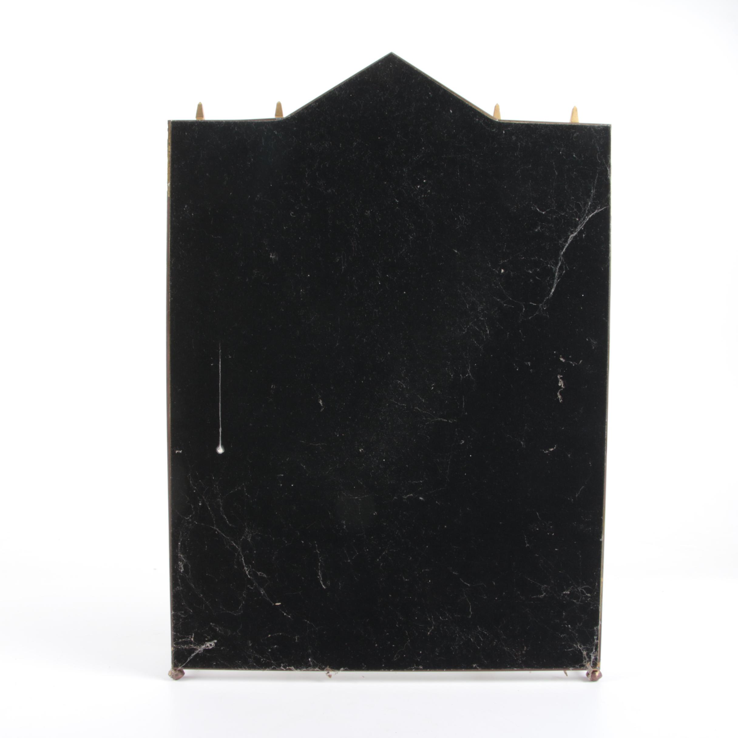 Brass and Glass Shelving Unit EBTH