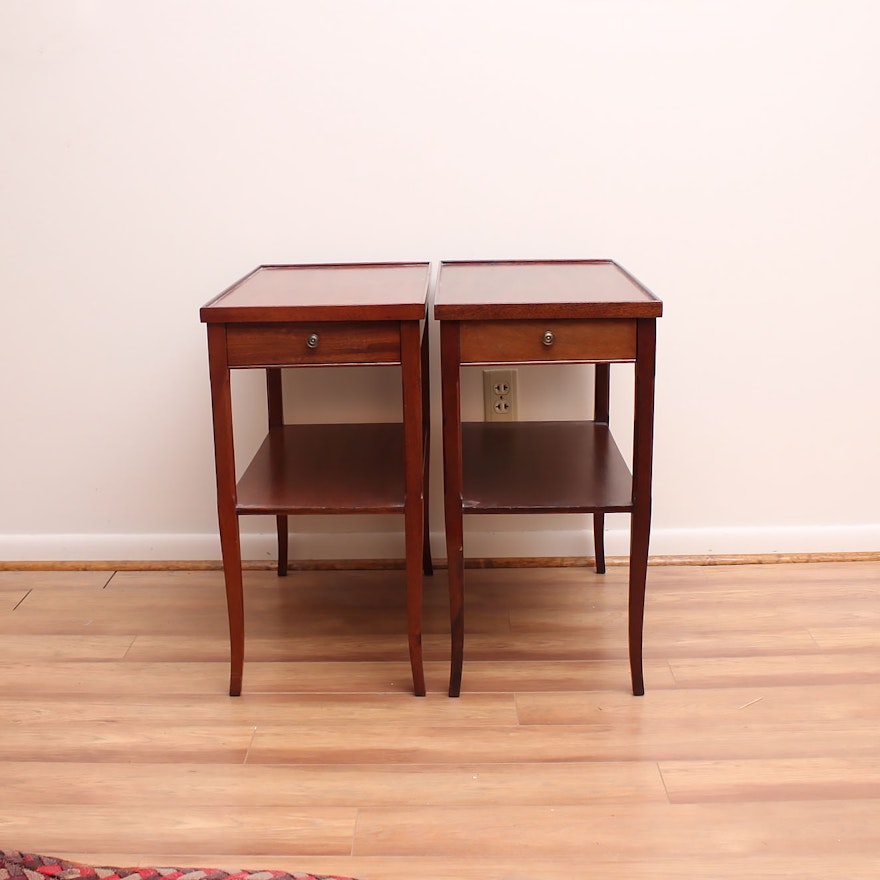 pair of vintage end tablesgrand rapids furniture company : ebth