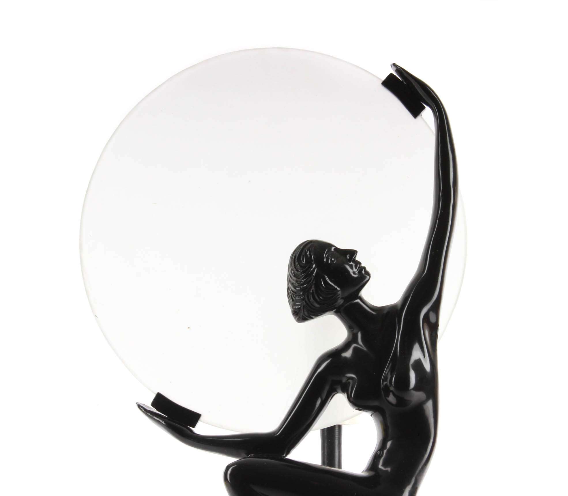 Vintage Art Deco Style Frankart Sarsaparilla Black Lamp | EBTH