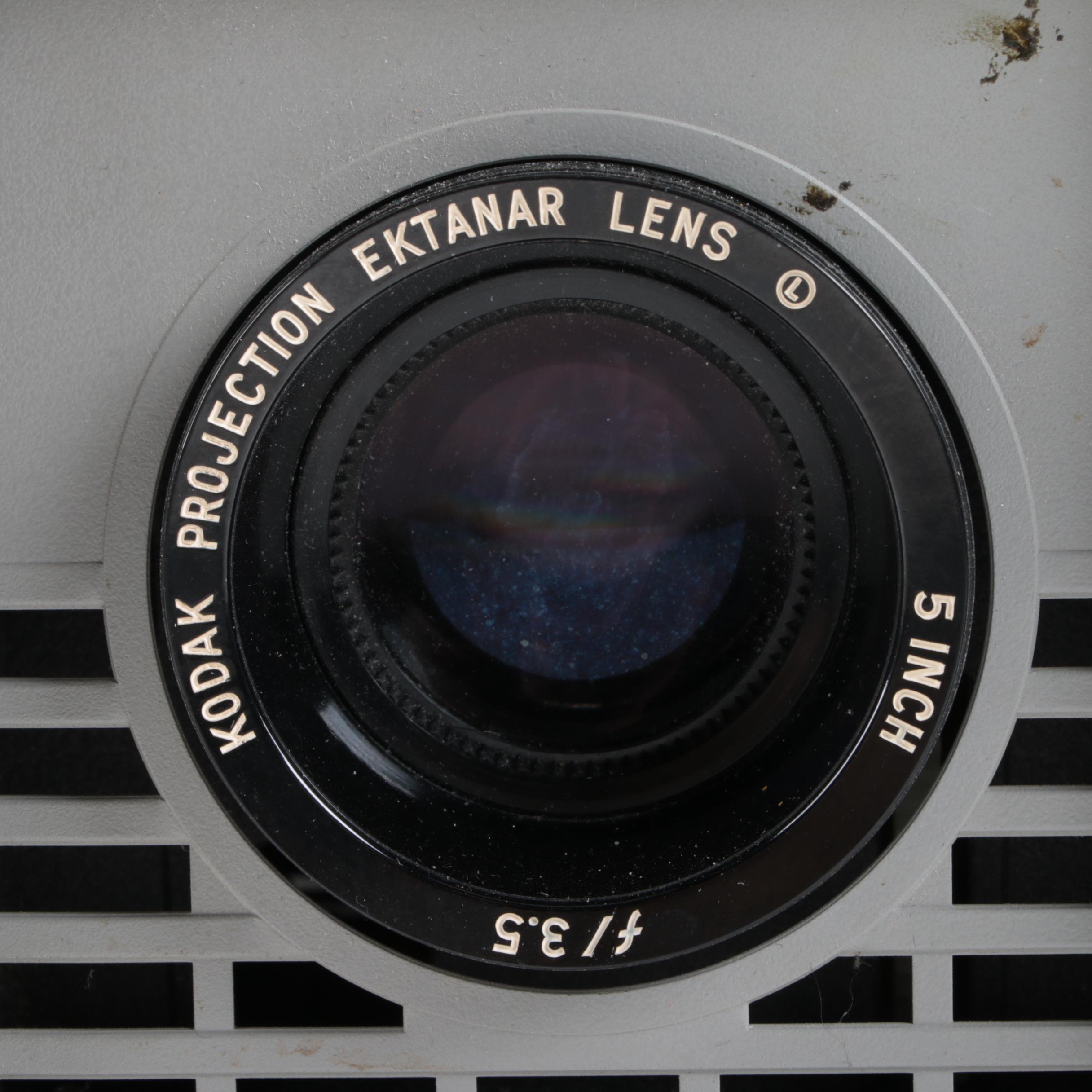 Vintage Kodak Carousel Projector and Slide Trays EBTH