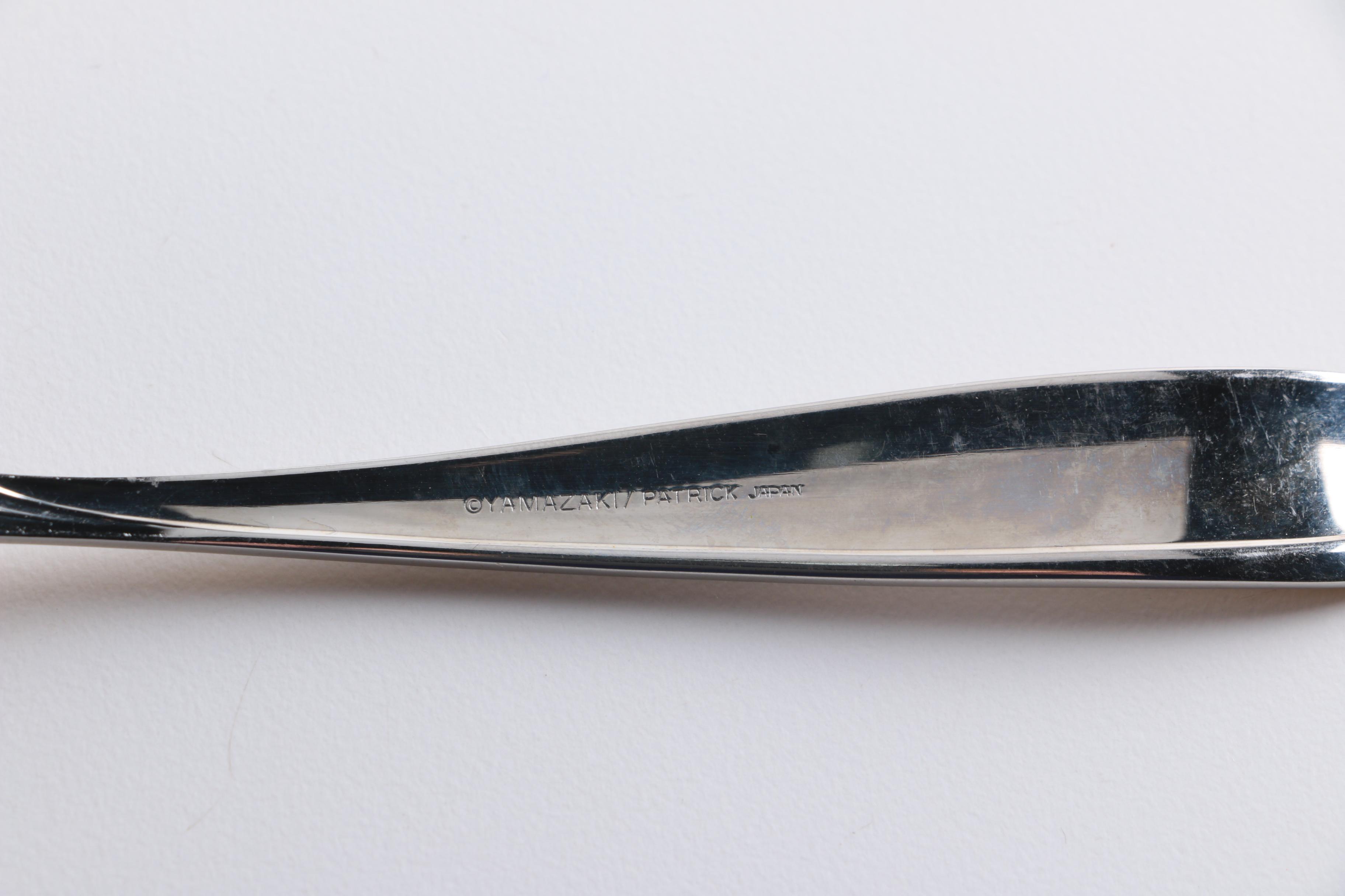 Yamazaki Stainless Steel Flatware Set EBTH