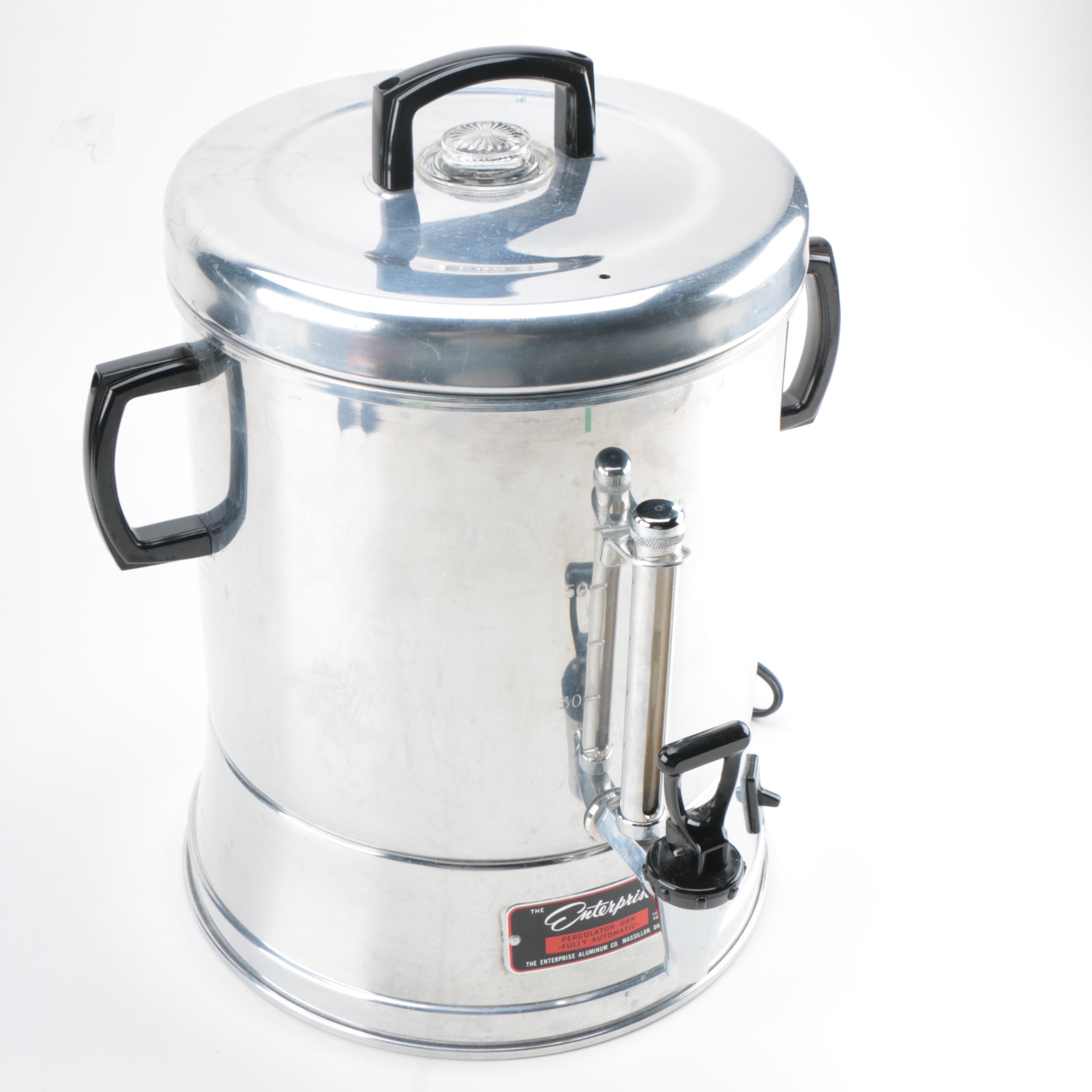 Enterprise Electric Coffee Percolator Urn EBTH
