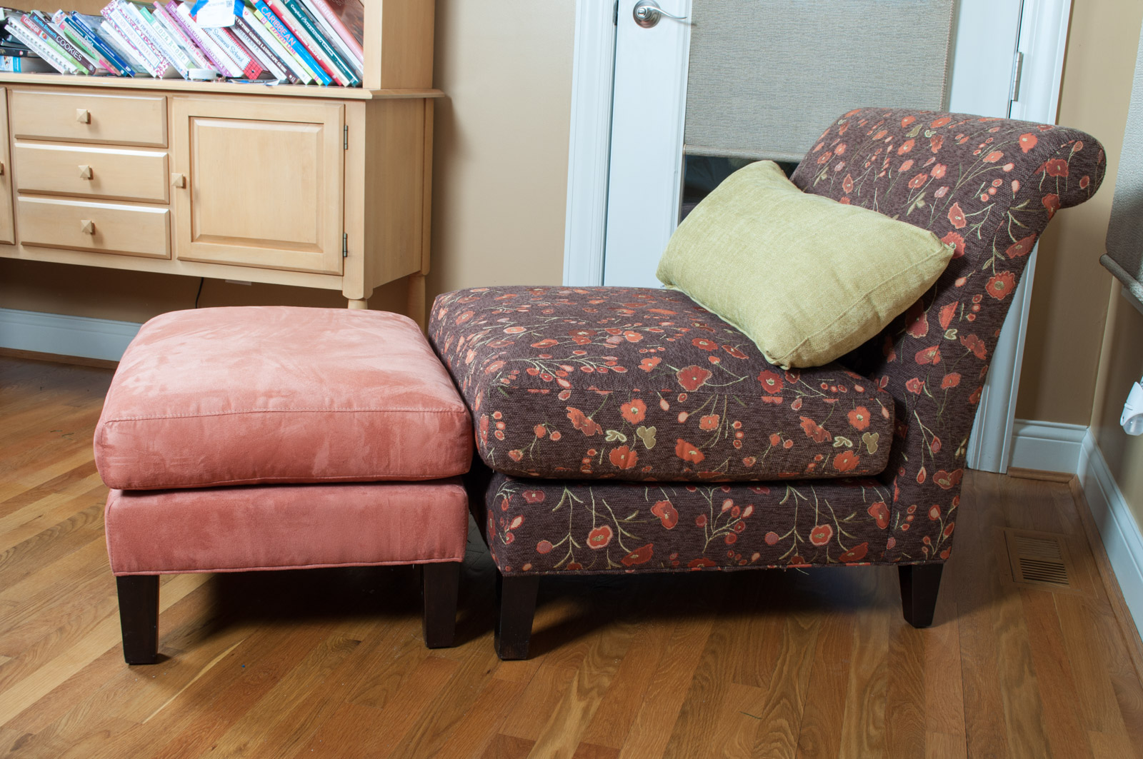 Floral Chair with Ottoman by Arhaus Furniture EBTH