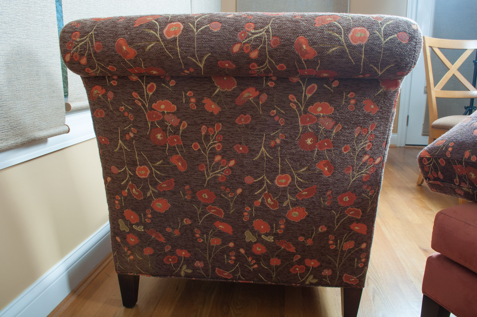 Floral Chair with Ottoman by Arhaus Furniture EBTH