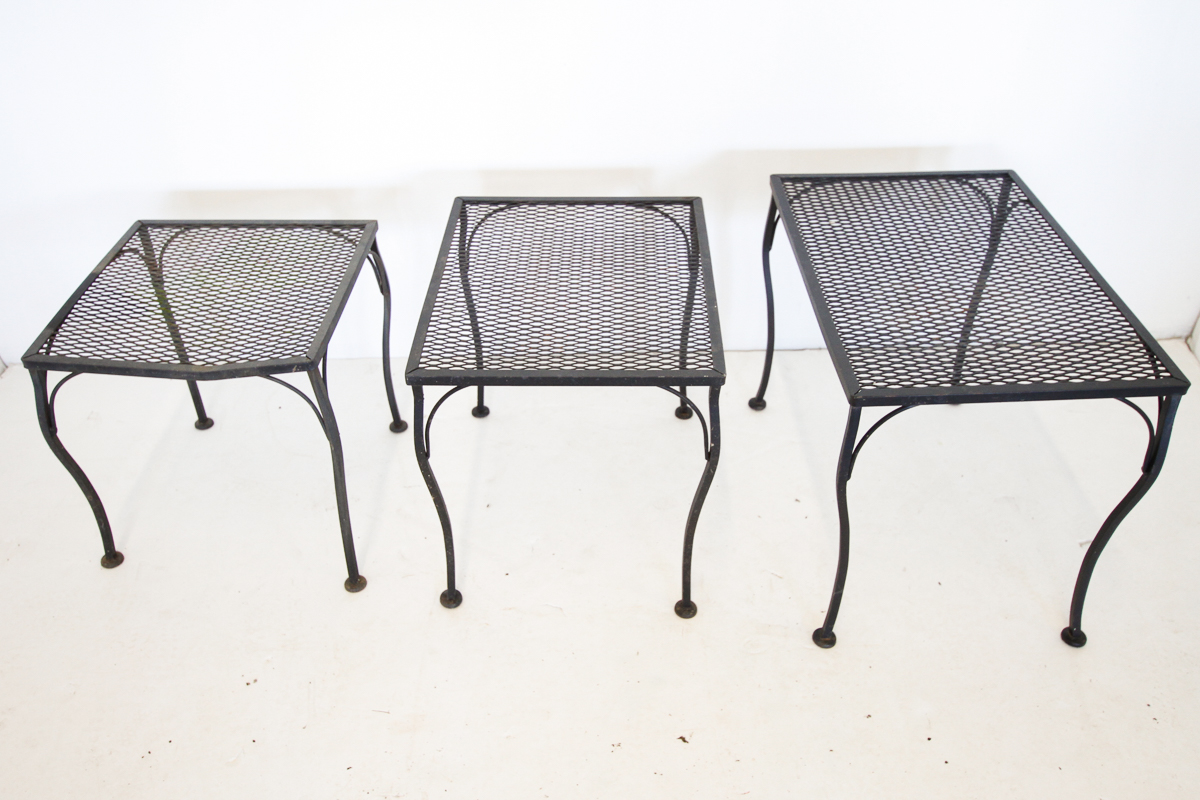 Vintage Metal Patio Set EBTH