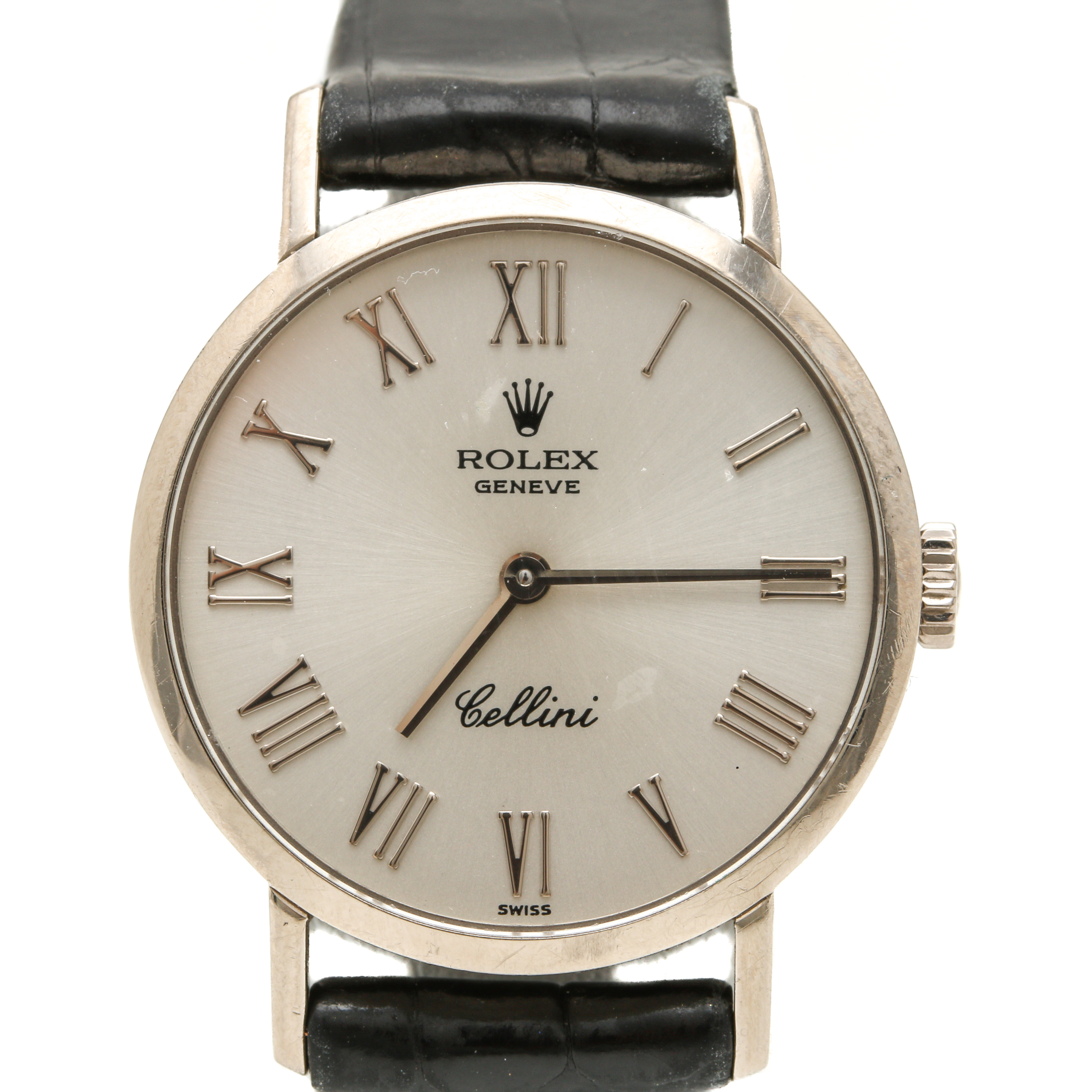 rolex geneve cellini stainless steel