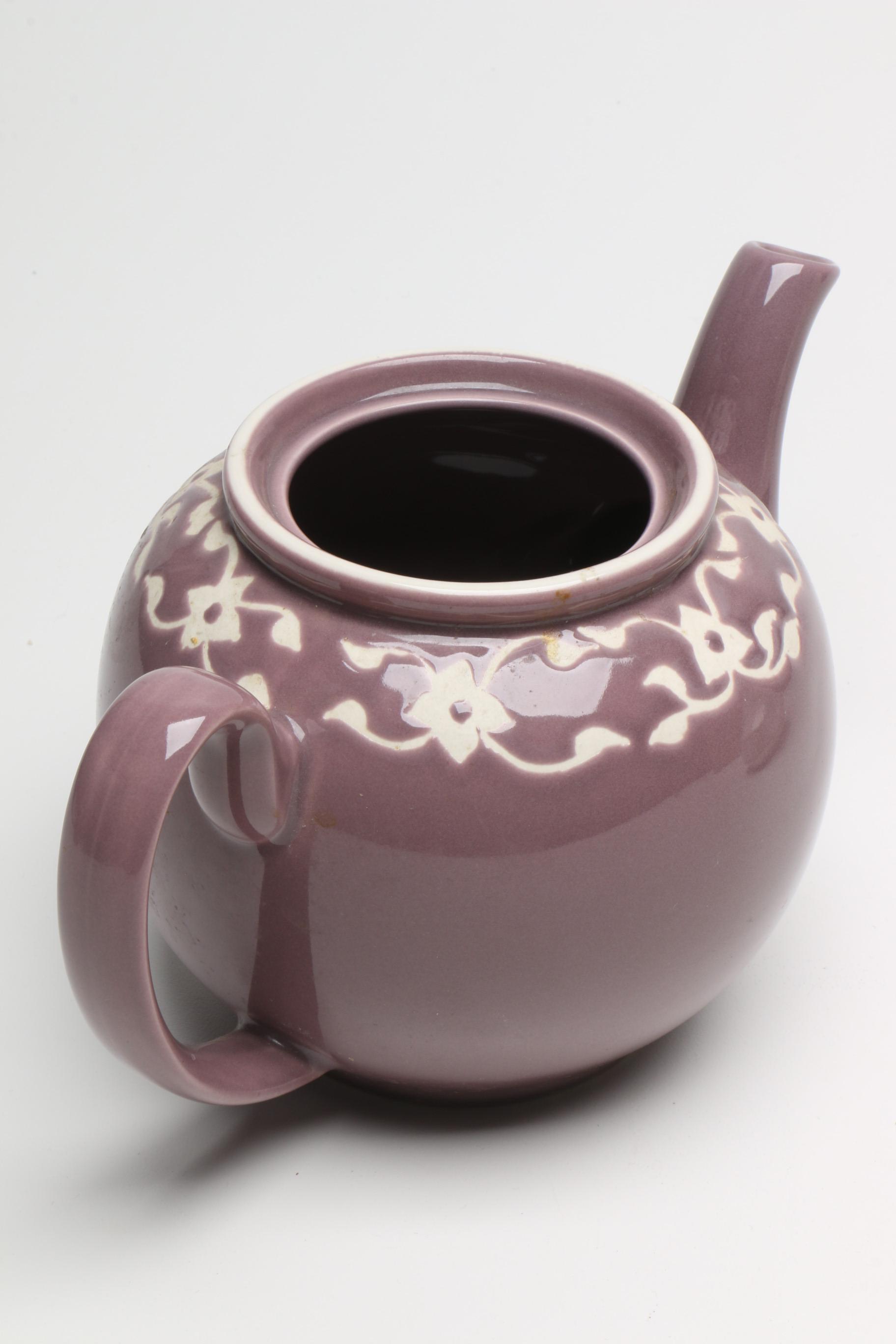 Ceramic Serveware Including Jaliang Teapot EBTH