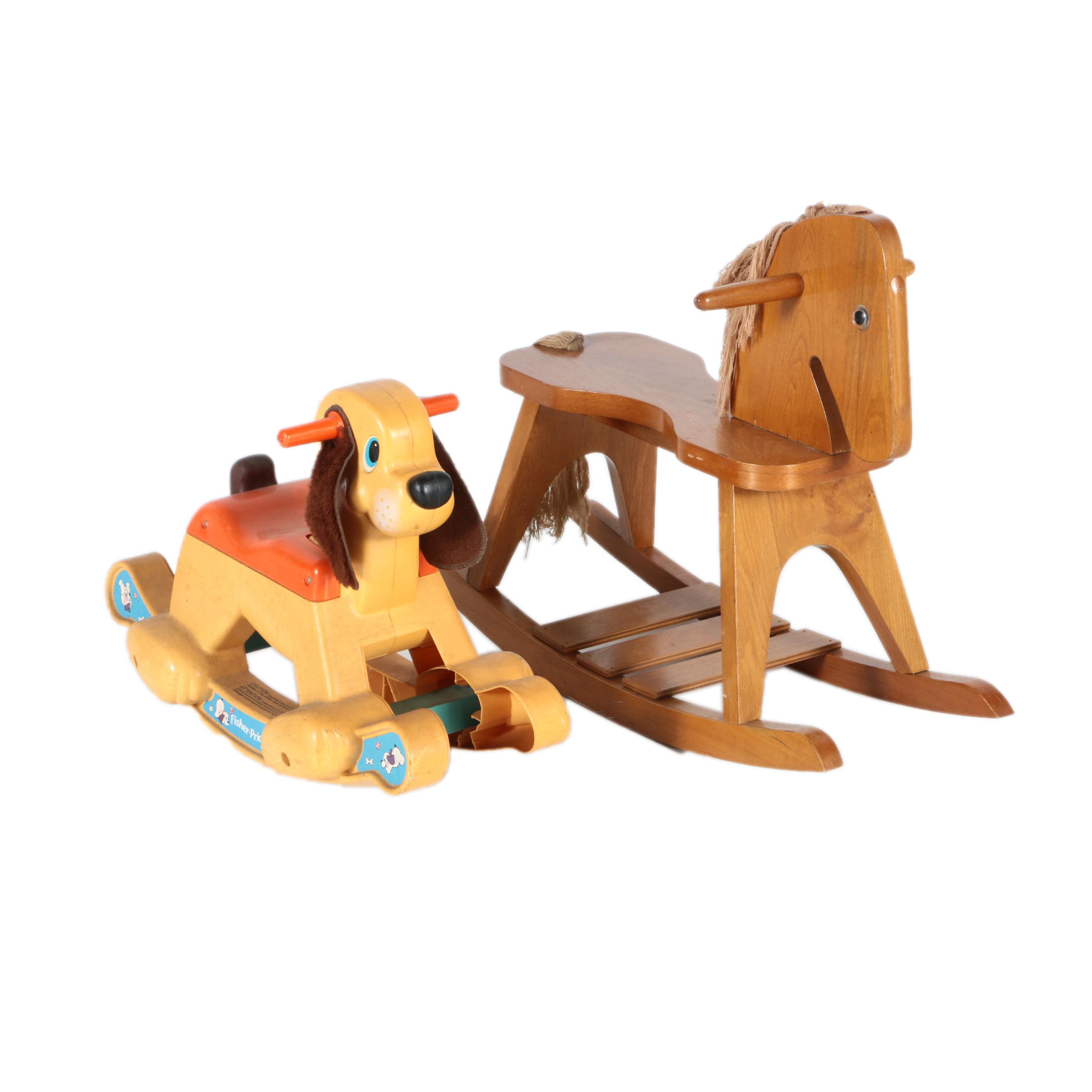 fisher price rocking puppy