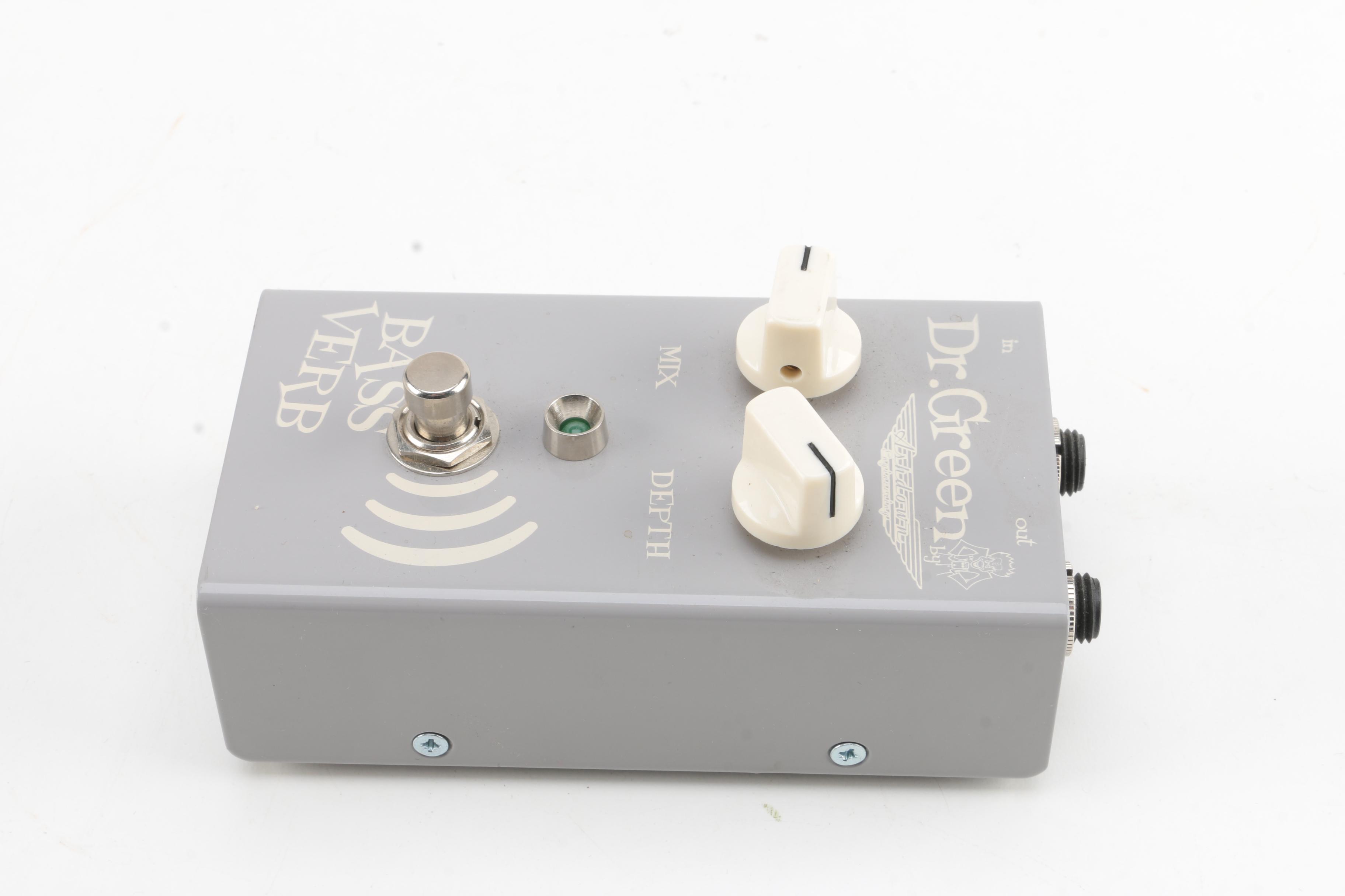 MXR Bass Distortion and Dr. Green Verb Bass Guitar Effects Pedals EBTH