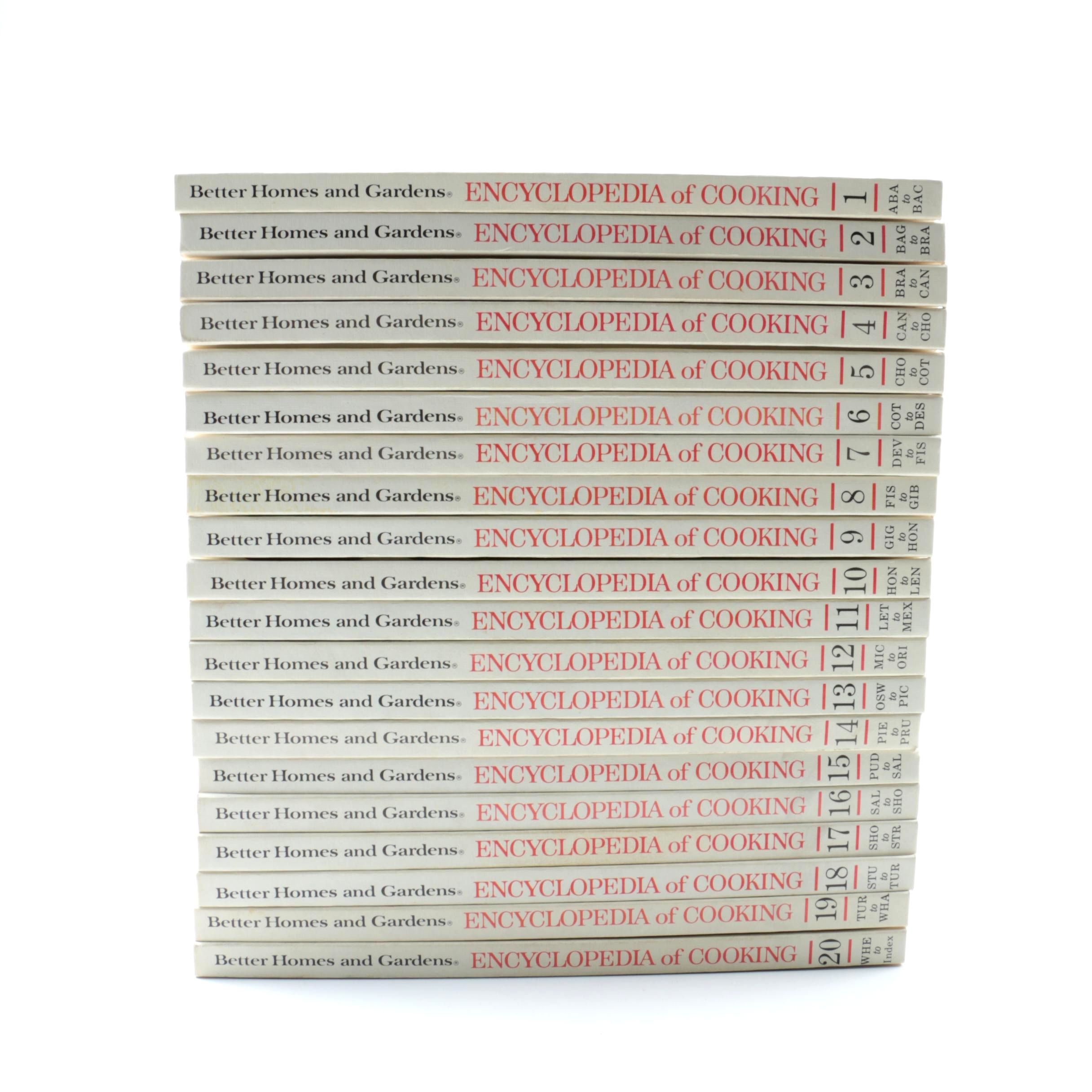1970s Twenty Volume Better Homes And Gardens Encyclopedia Of