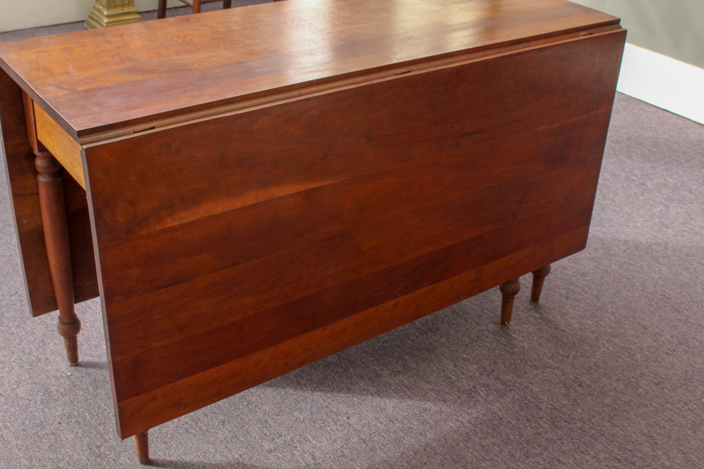 Antique Cherry Drop Leaf Gateleg Table EBTH