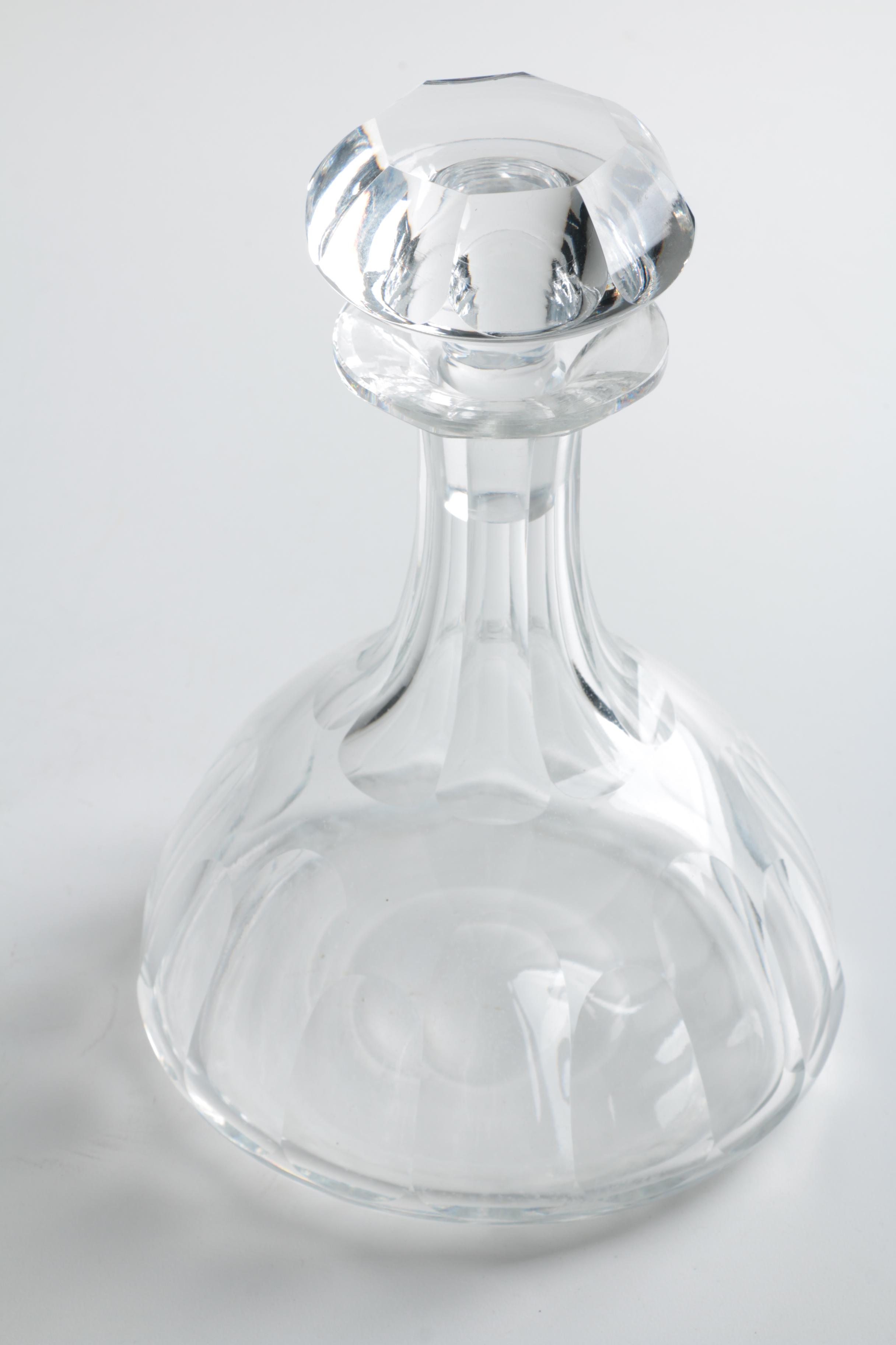 Vintage Edinburgh Crystal Decanter and Wine Glasses EBTH