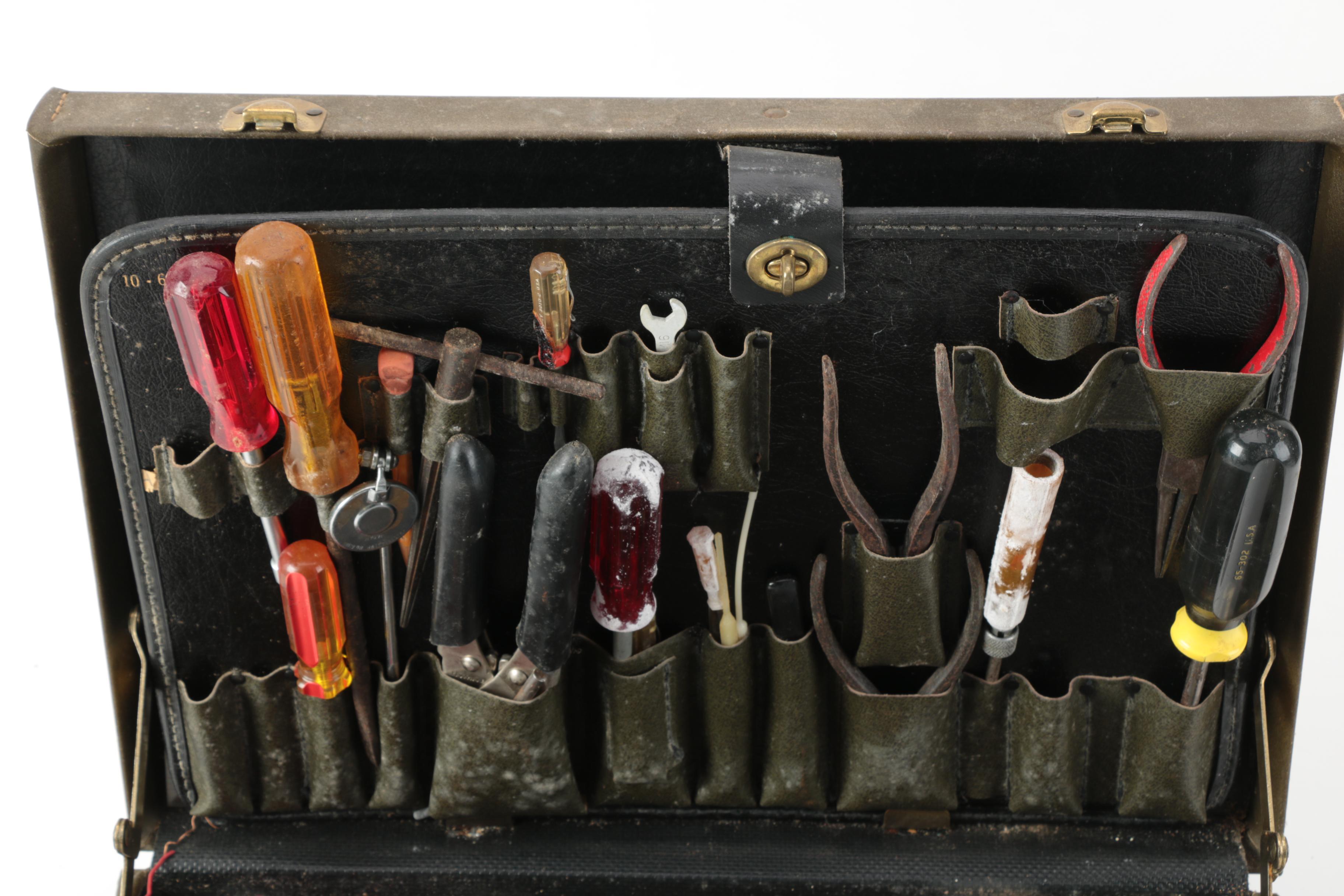 Briefcase Style Tool Case with Tools EBTH
