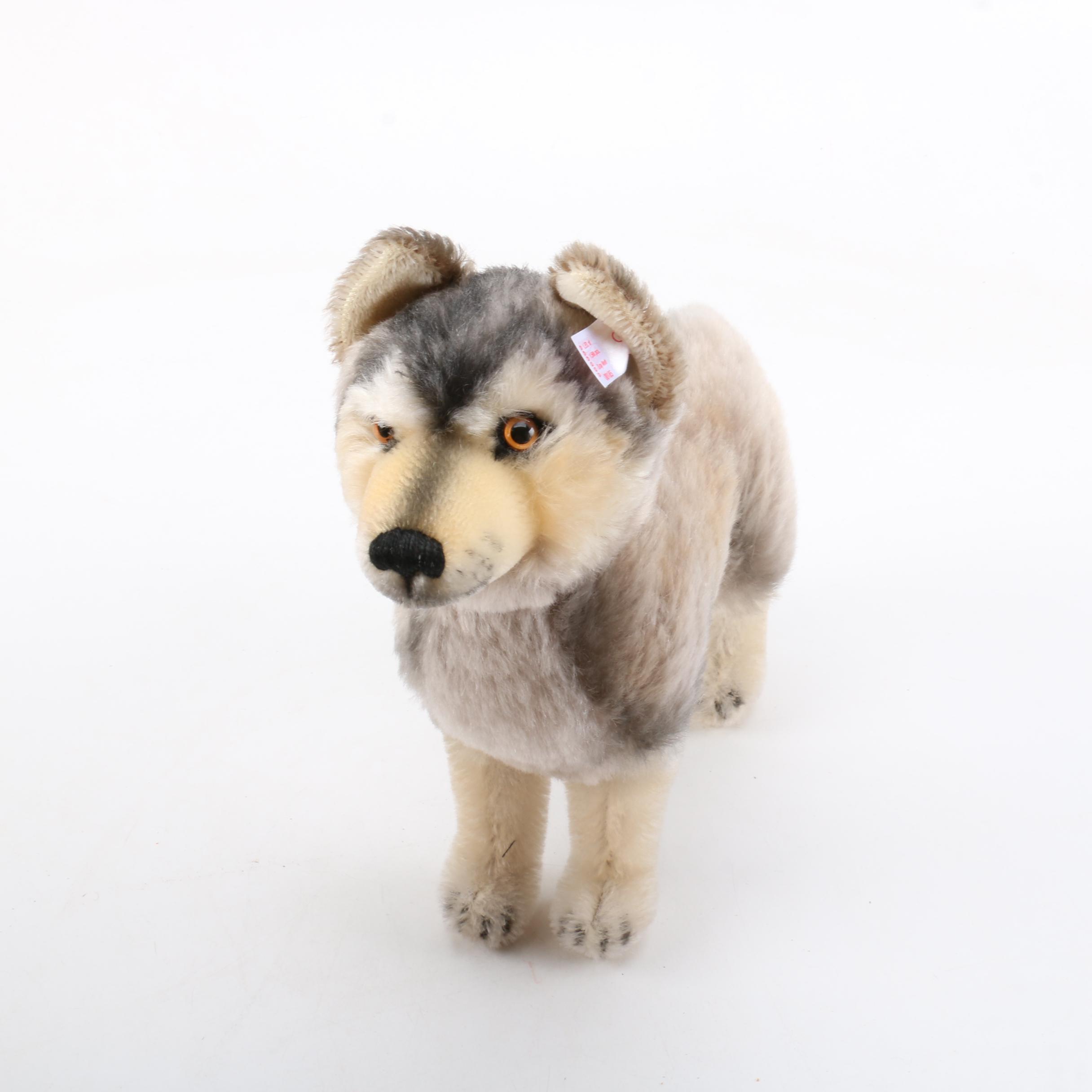 steiff wolf plush